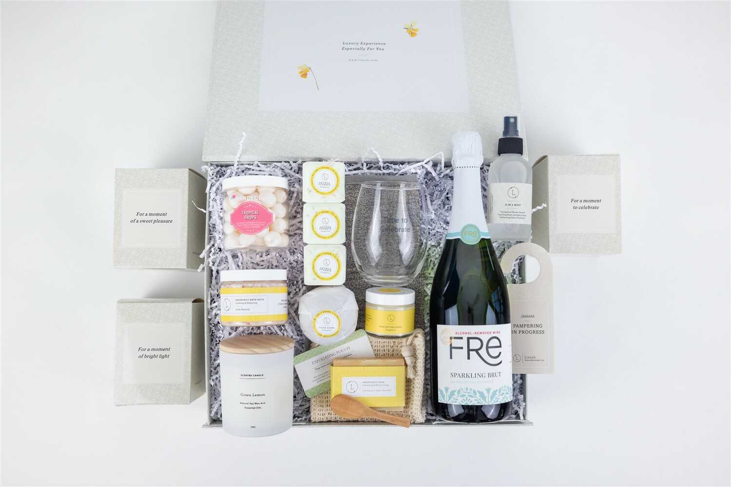 Best Congratulations Gift Basket - Elegant Celebration Gift Box for Birthdays, Weddings, Graduations & Special Occasions