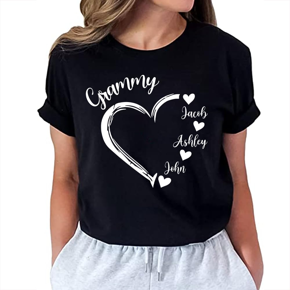 Personalized Grandma Sweatshirts for Women - Custom Mother's Day Gifts for Grandma & Nana - Cozy Pullover for Family Reunions, Birthday Celebrations & Holiday Gatherings