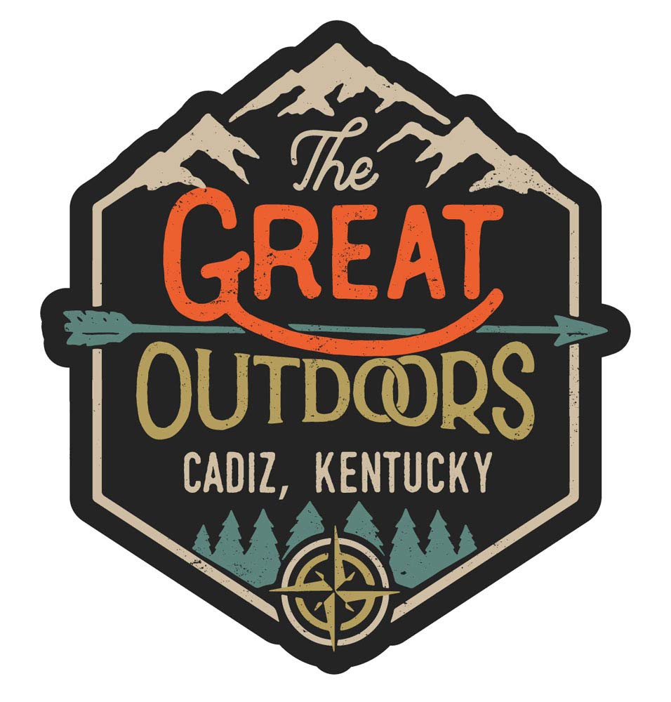 Premium Cadiz Kentucky The Great Outdoors 4-Inch Fridge Magnet - Perfect for Refrigerators, Lockers & Office Decor