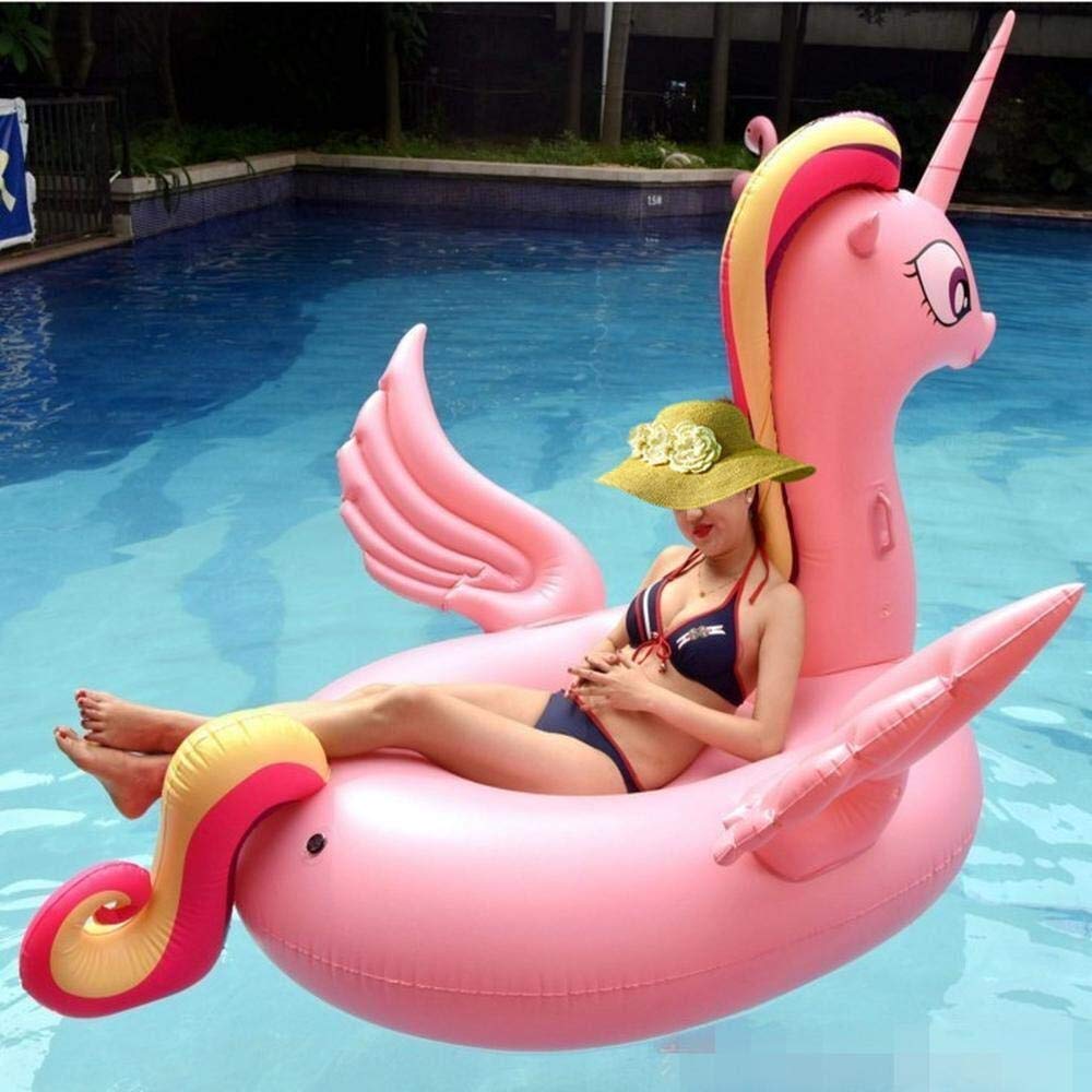 Premium Inflatable Flamingo Swan Pool Float - Large Pink Pineapple Floating Bed for Adults (275x140x120cm) | Summer Water Toys for Pool Parties, Beach Relaxation & Backyard Swimming Fun