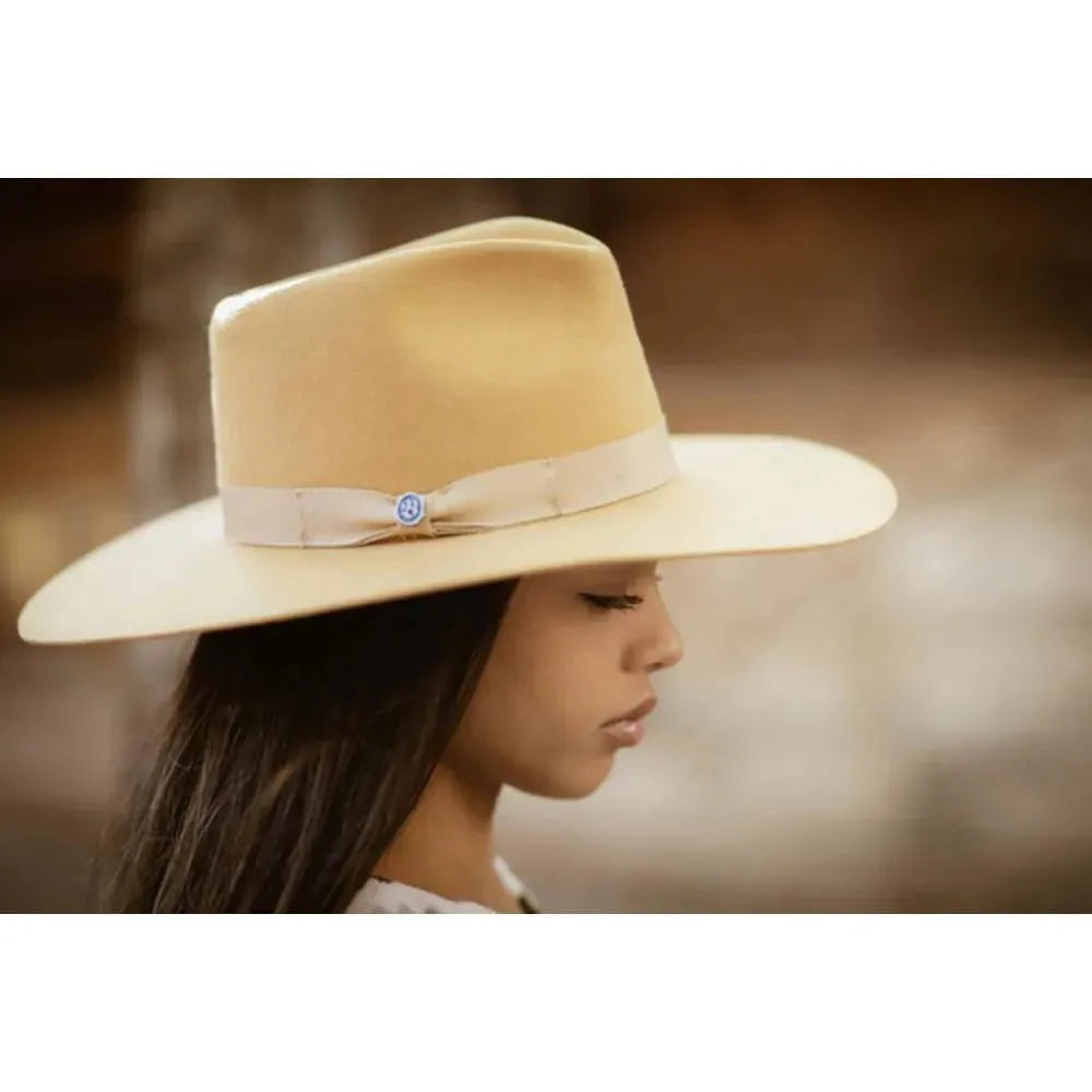 Premium Wool Felt Fedora Hat - Biltmore Celebration Wide Brim Hat for Men & Women | Elegant Fashion Accessory for Outdoor Events, Weddings, and Parties