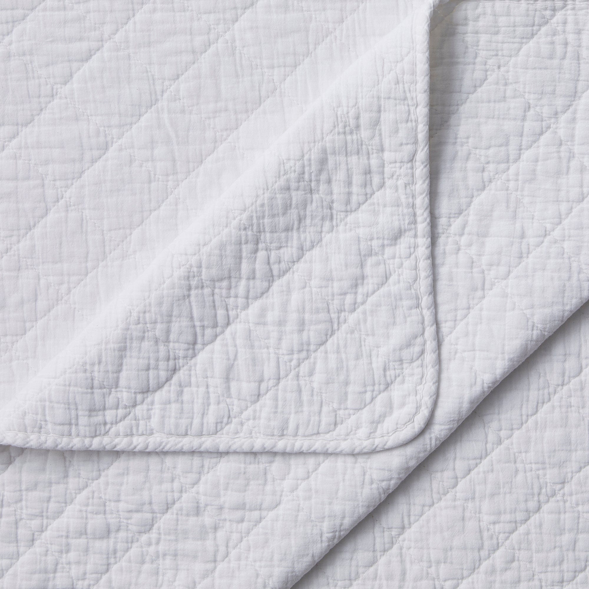 Stonewashed Cotton Gauze Quilt - Lightweight & Breathable Summer Bedding for Cozy Comfort | Perfect for Warm Weather, Guest Rooms & Bohemian Home Decor
