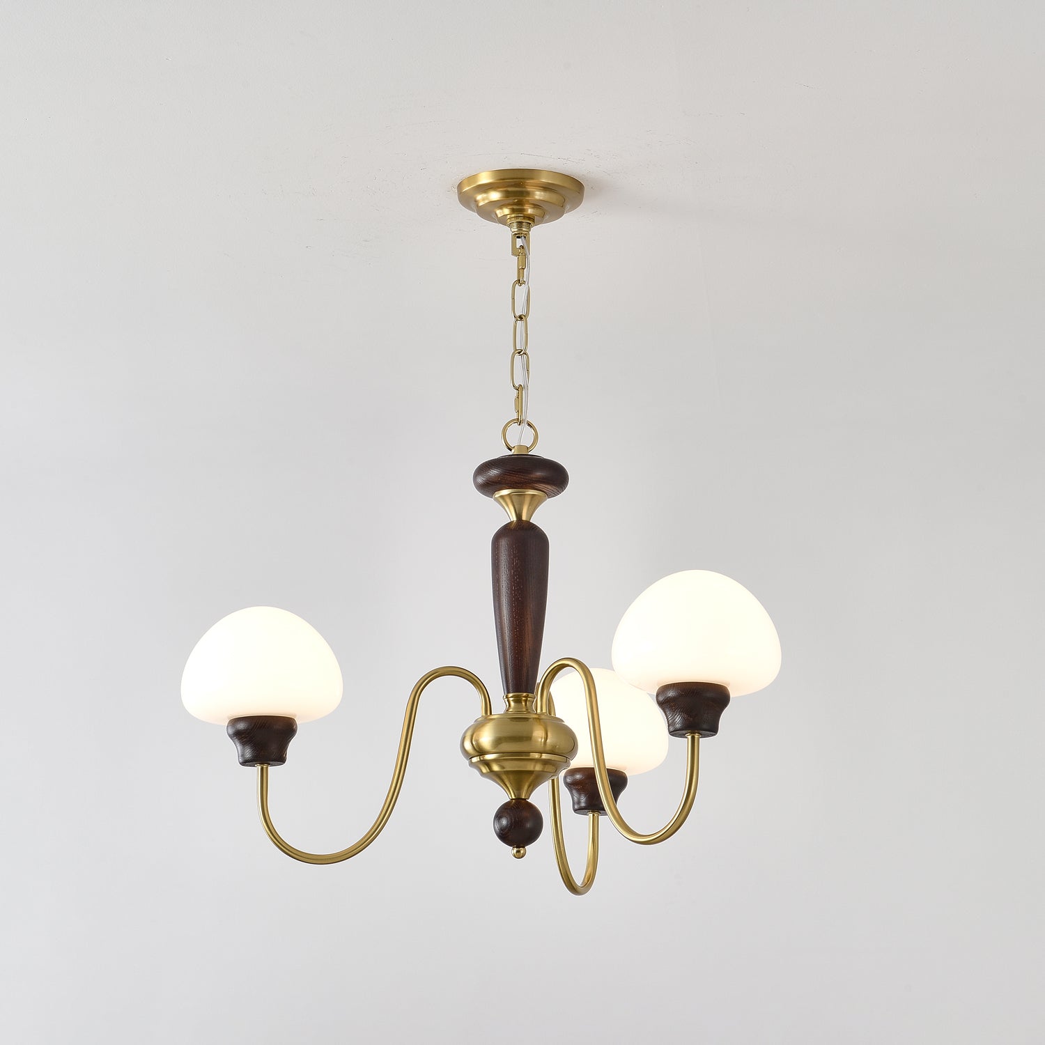 Elegant Mushroom Cap Chandelier - Modern Ceiling Light Fixture for Dining Room, Bedroom & Living Room Decor