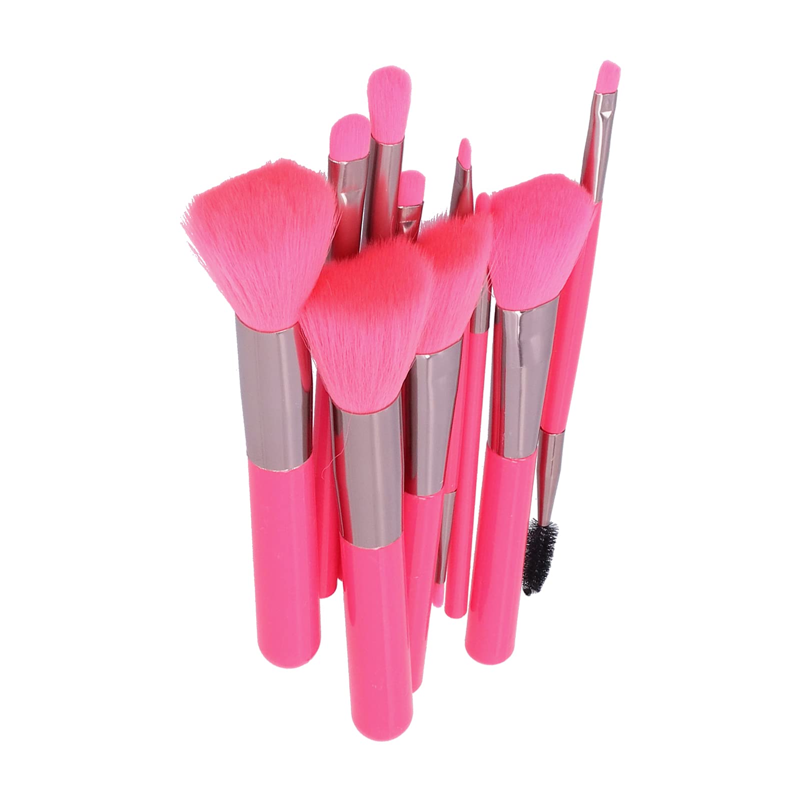10Pcs Professional Makeup Brush Set - Rose Gold Cosmetic Brushes for Face & Eye Makeup | Soft Blending Foundation Concealer Eyeshadow Brushes | Perfect for Daily Makeup & Professional Makeup Artists