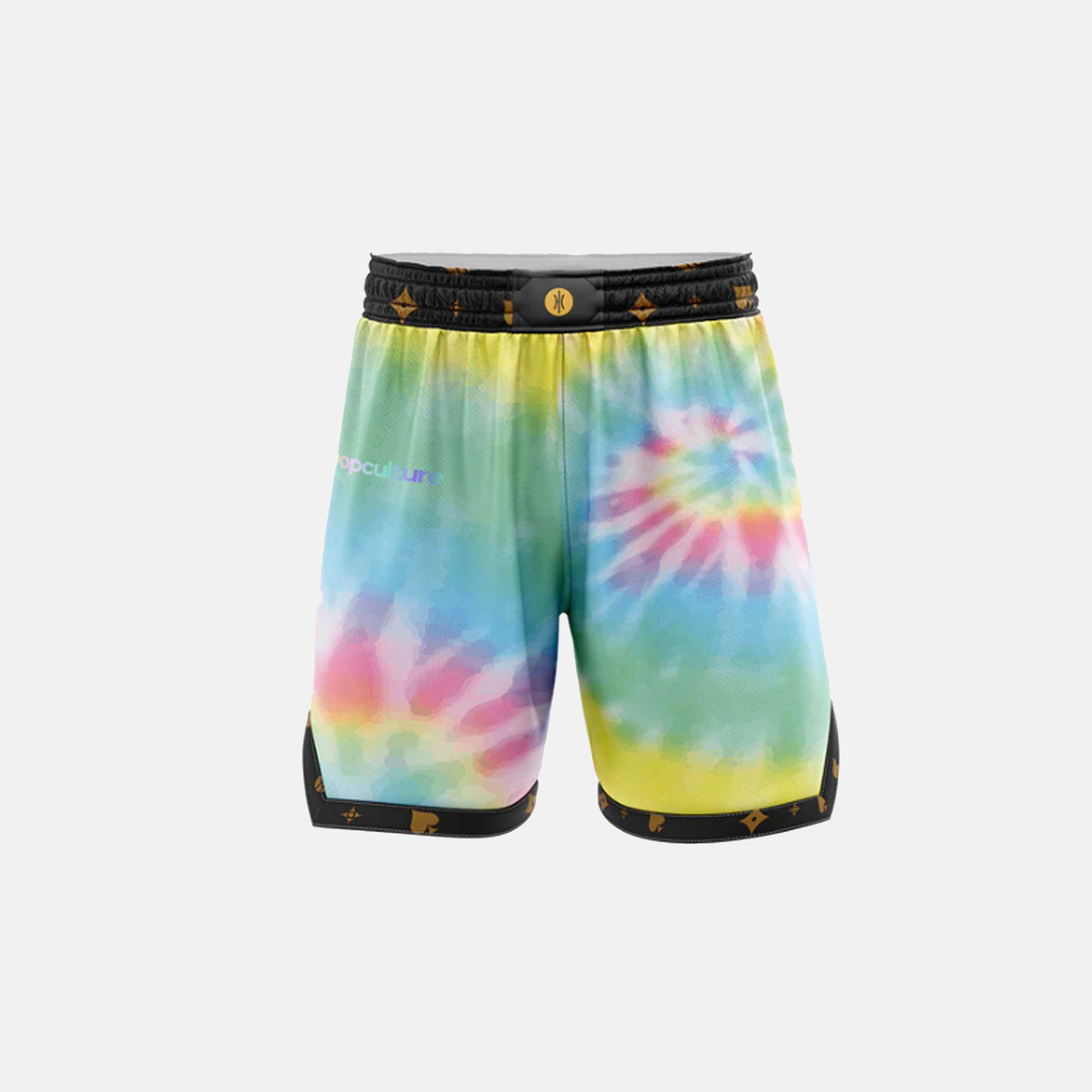 SunBurst Hoop Shorts for Women - High Waisted Athletic Running Shorts with Pockets - Perfect for Gym, Yoga, and Summer Outdoor Activities