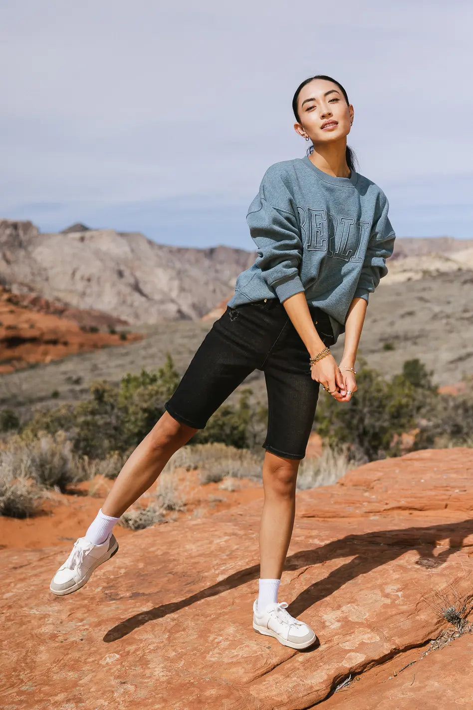 Black Miley Bermuda Shorts for Women - Comfortable & Stylish Summer Shorts - Perfect for Beach, Vacation, and Casual Wear