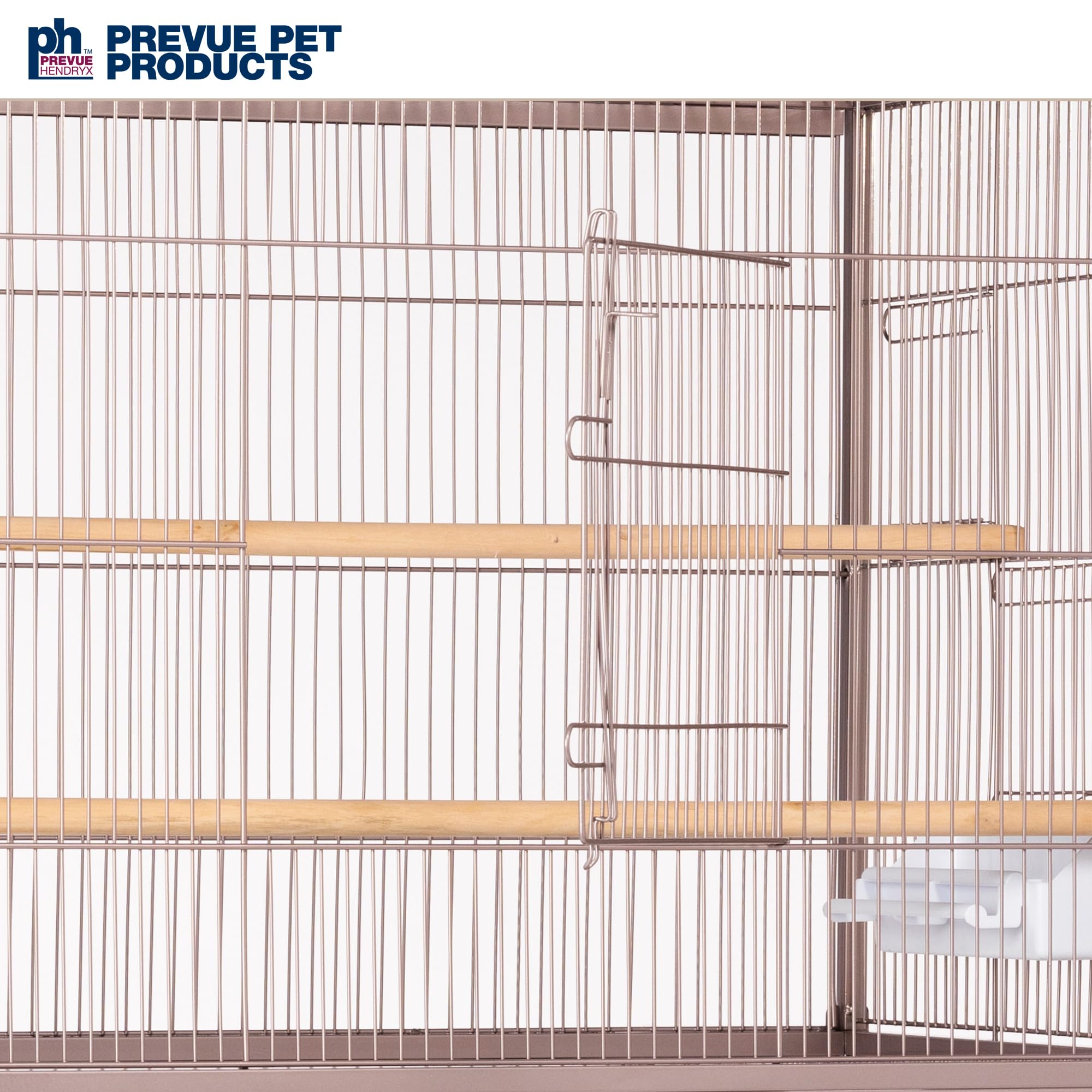 Prevue F042 Blush Pink Flight Bird Cage - Small Parrot Cage for Cockatiels, Lovebirds & Finches - Perfect for Home, Office & Aviary Use