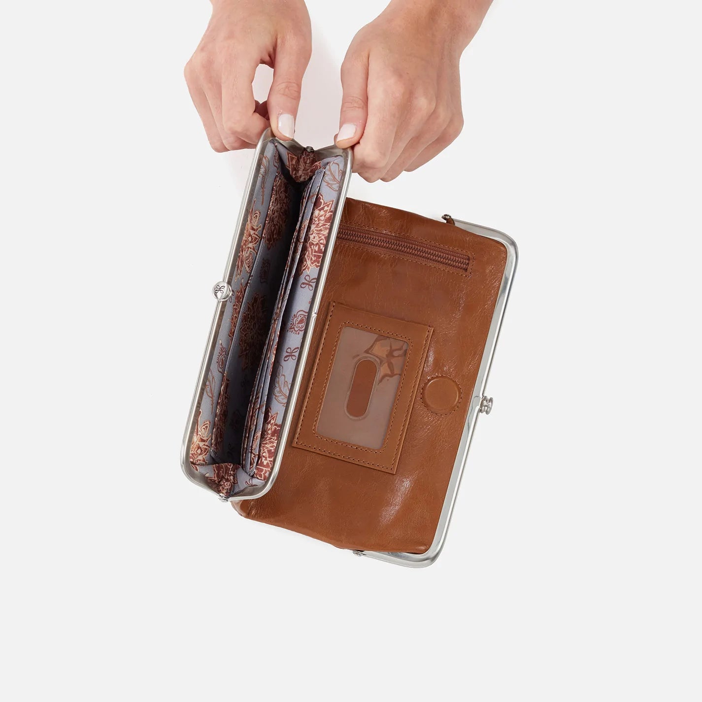 LAUREN Women's Leather Clutch Wallet - Stylish & Compact Crossbody Purse for Evening Parties, Weddings & Date Nights