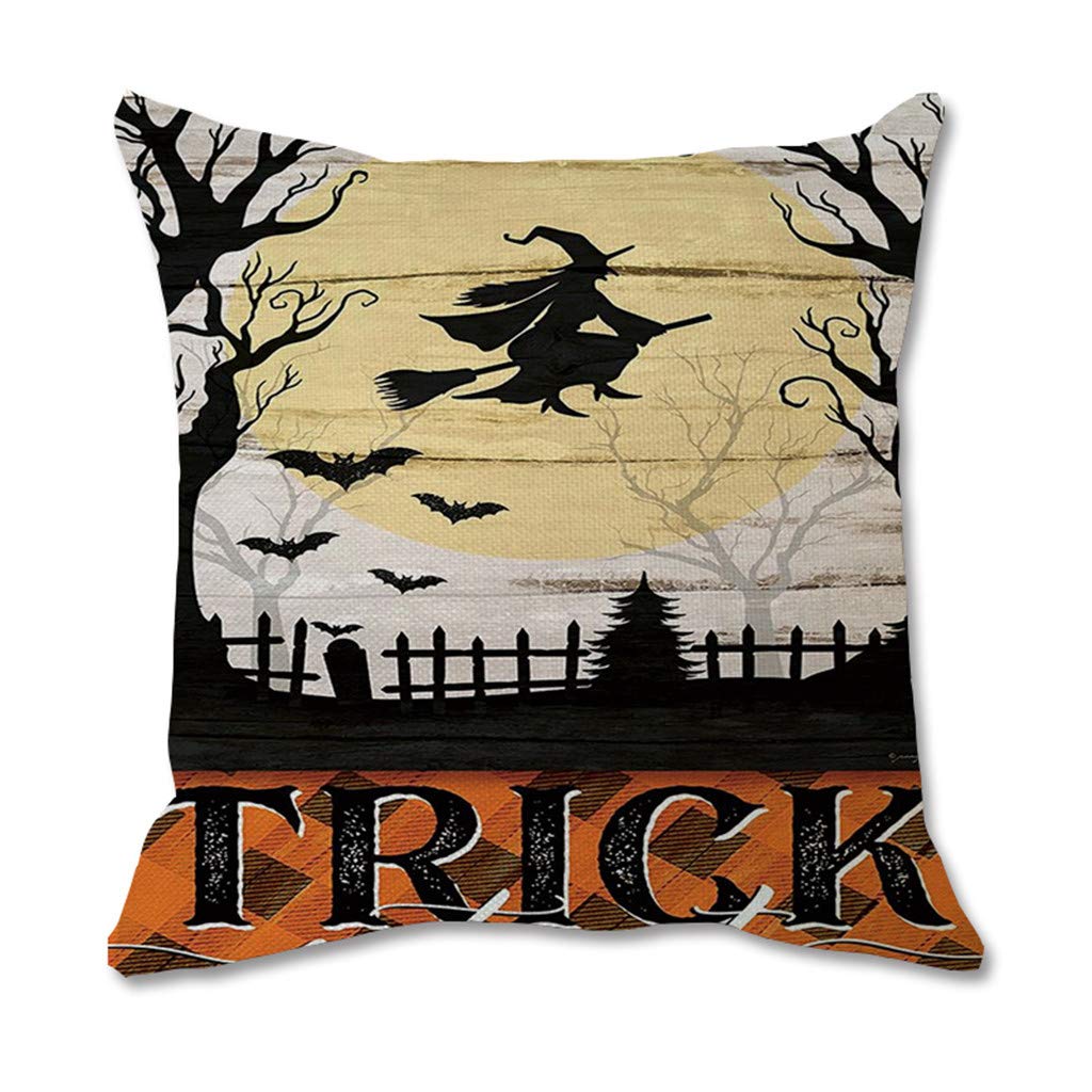Xipoxipdo Faux Leather Pillow Covers 24x24 - Decorative Halloween Throw Pillow Cases for Sofa, Bed & Home Decor - Natural Linen Look Cushion Covers (Set of 1) | Perfect for Living Room, Bedroom & Seasonal Holiday Decorations