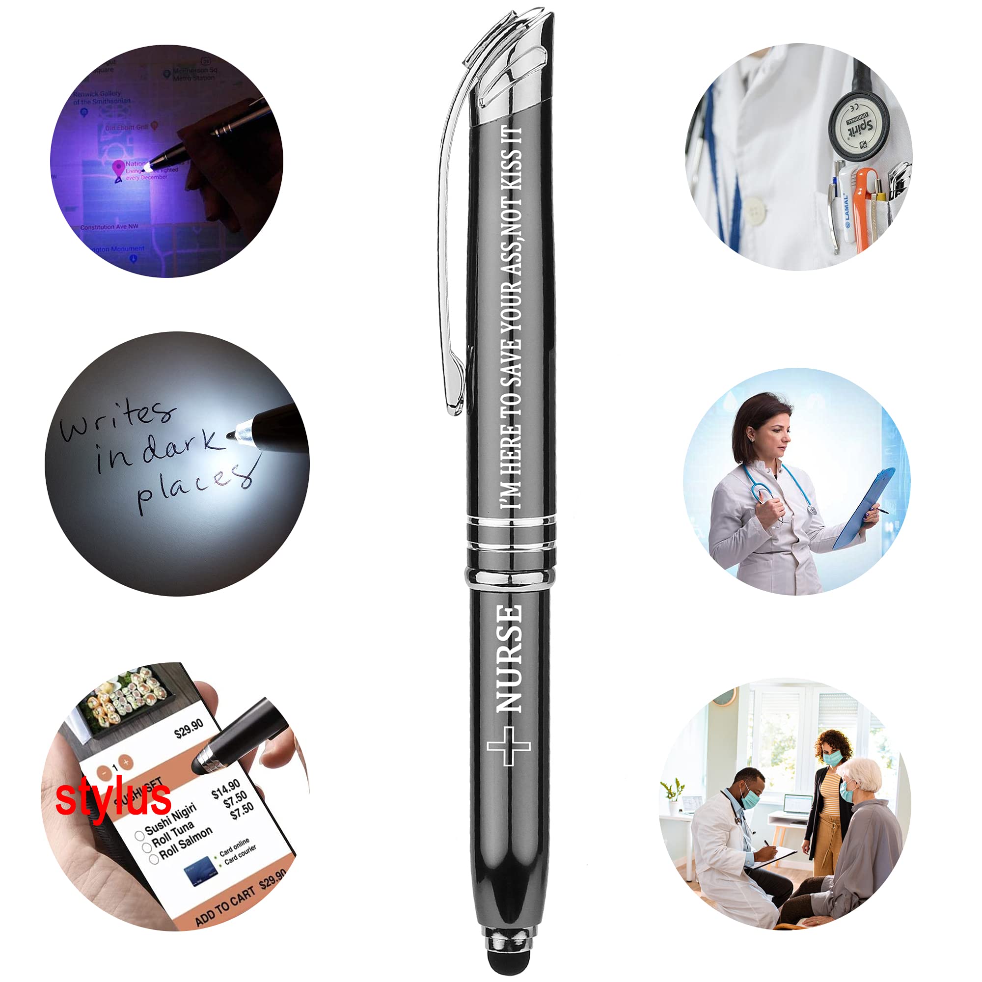 Personalized BSN Medical Doctor Pens - Engraved Nursing Assistant & RN Nurse Graduation Gifts - Perfect for Pharmacists, Surgeons & Healthcare Workers - Ideal for Clinical Use, Hospital Shifts & Medical School Celebrations