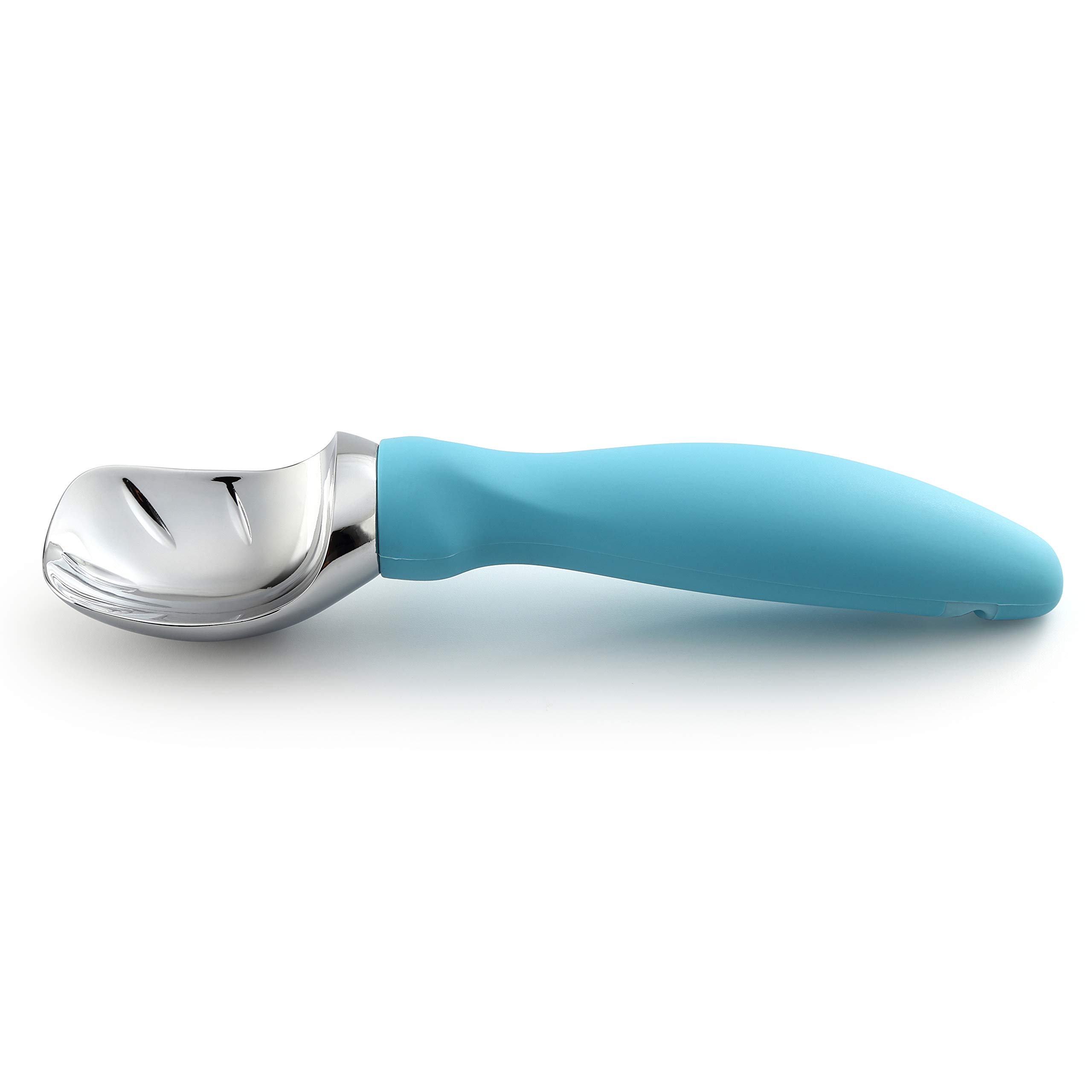 Premium Spring Chef Ice Cream Scoop with Soft Grip Handle - Heavy Duty Stainless Steel Scooper for Gelato, Sorbet, Cookie Dough - Ideal for Home Kitchens, Ice Cream Shops & Dessert Parties