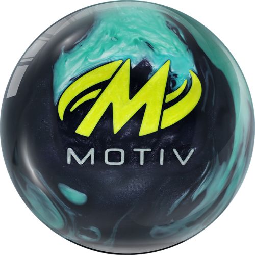 Motiv Supra Rally Teal/Black Pearl Bowling Ball | High Performance Reactive Resin | Perfect for League Play & Tournament Strikes