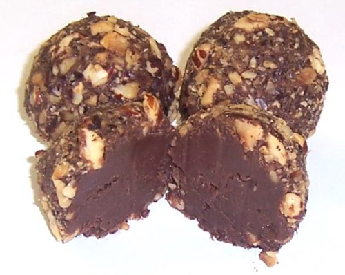 Scott's Cakes Premium Milk & Dark Hazelnut Chocolate Truffles - 8 oz Wreath Gift Box - Perfect for Holidays, Parties & Corporate Gifts