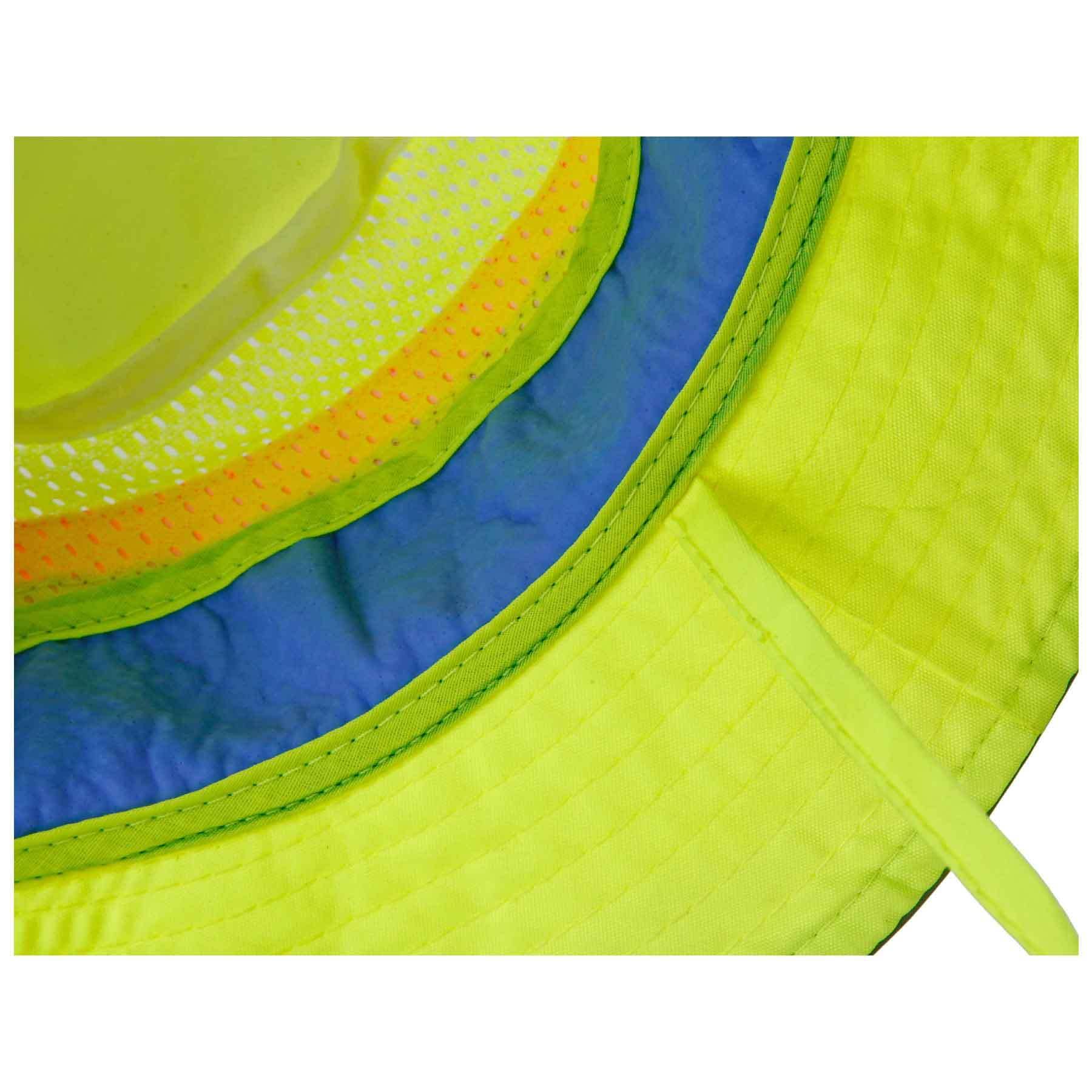 Ergodyne Chill Its 8935CT Cooling Ranger Sun Hat - PVA Cooling Technology, High Visibility & Reflective for Outdoor Work, Hiking, and Summer Activities