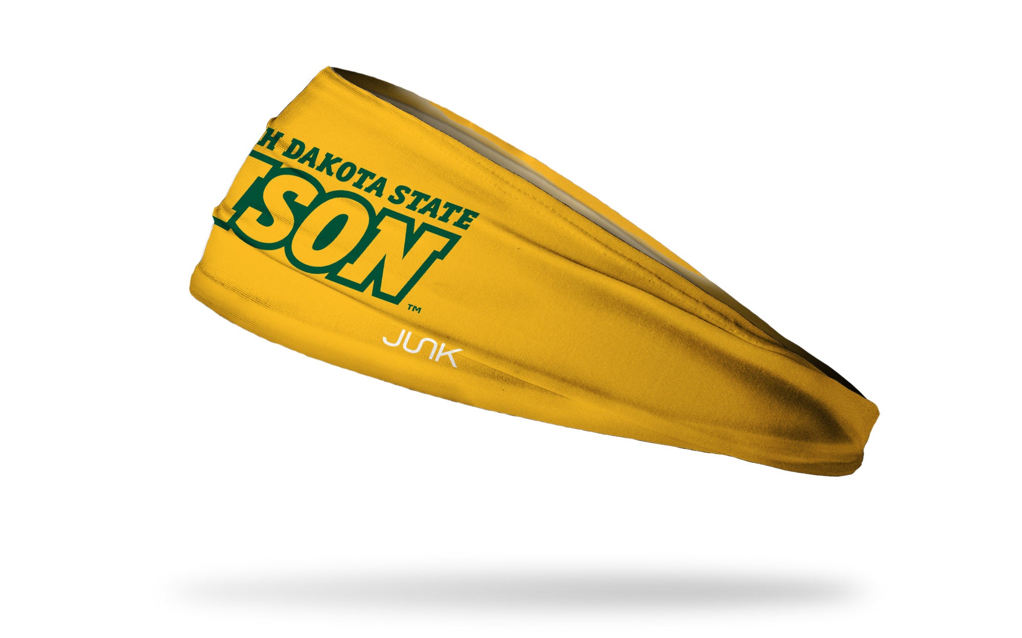 North Dakota State University Gold Big Bang Lite Headband - Adjustable Sports Headband for Running, Yoga, and Workouts - NDSU Bison Fan Gear