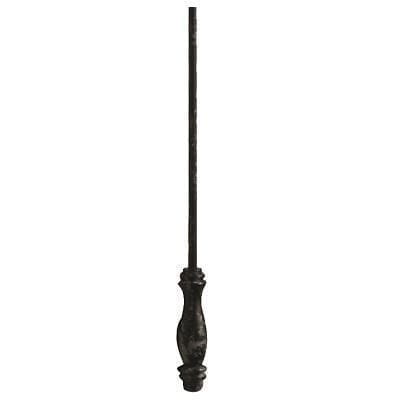 40 Inch Wrought Iron Control Wand for Fireplace & Fire Pit - Heavy Duty Fireplace Poker with Ergonomic Handle - Perfect for Indoor & Outdoor Fireplace Maintenance