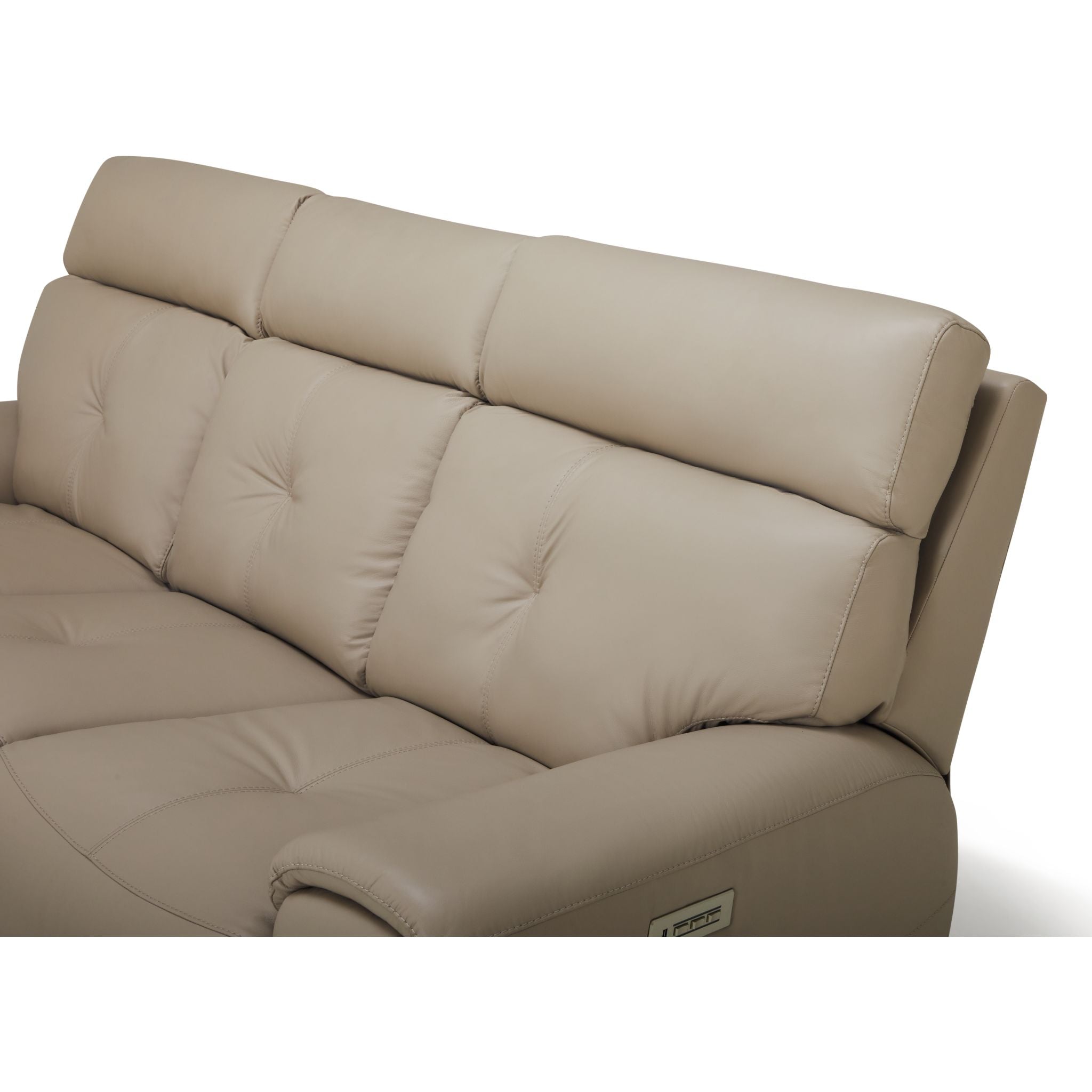 Aedon Power Reclining Sofa with Adjustable Headrest & Lumbar Support - Modern Comfort for Living Room, Home Theater & Relaxation | Bali Harvest Collection