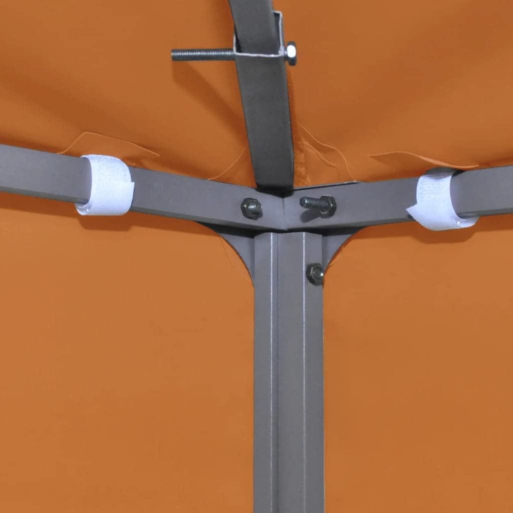 vidaXL Gazebo Top Cover 13.1'x9.8' Orange - Heavy Duty 1 oz/ft² Replacement Canopy for Outdoor Sun Shelter - Perfect for Garden, Patio, Balcony & Terrace Use
