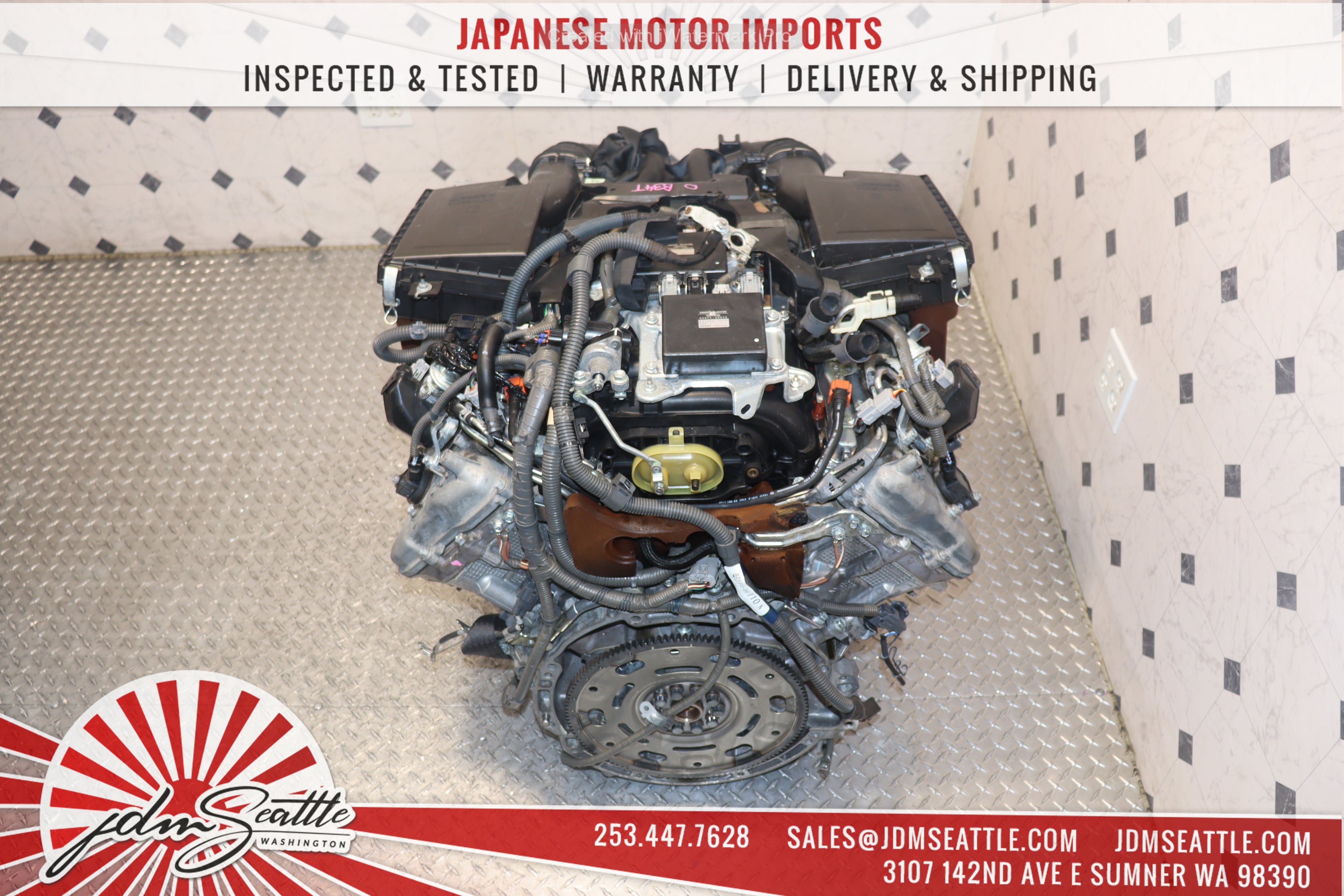 2006-2017 Lexus LS460 & 2008-2011 GS460 JDM 1UR-FSE Engine - High Performance V8 Replacement for Luxury Sedans - Perfect for Engine Swap & Restoration Projects