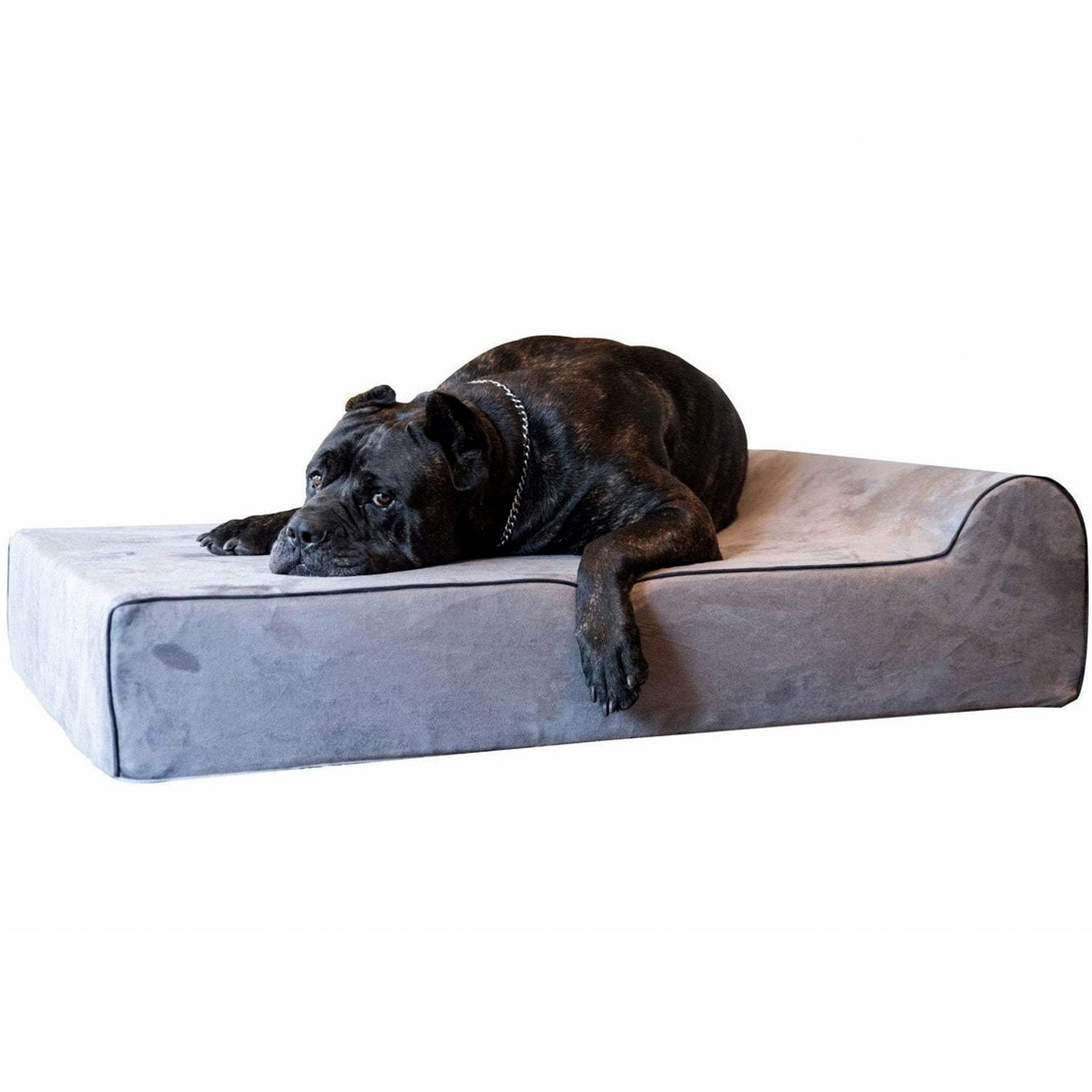 Orthopedic Memory Foam Dog Bed for Large Dogs - Waterproof & Durable Therapeutic Pet Mattress for Senior, Arthritic Dogs with Joint Pain - Perfect for Home, Crate & Travel Use