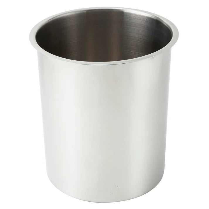 Winco 12 Qt Stainless Steel Bain Marie Food Warmer - Commercial Grade Buffet Serving Pan for Catering, Restaurants & Home Kitchens - Perfect for Keeping Soups, Sauces & Side Dishes Hot