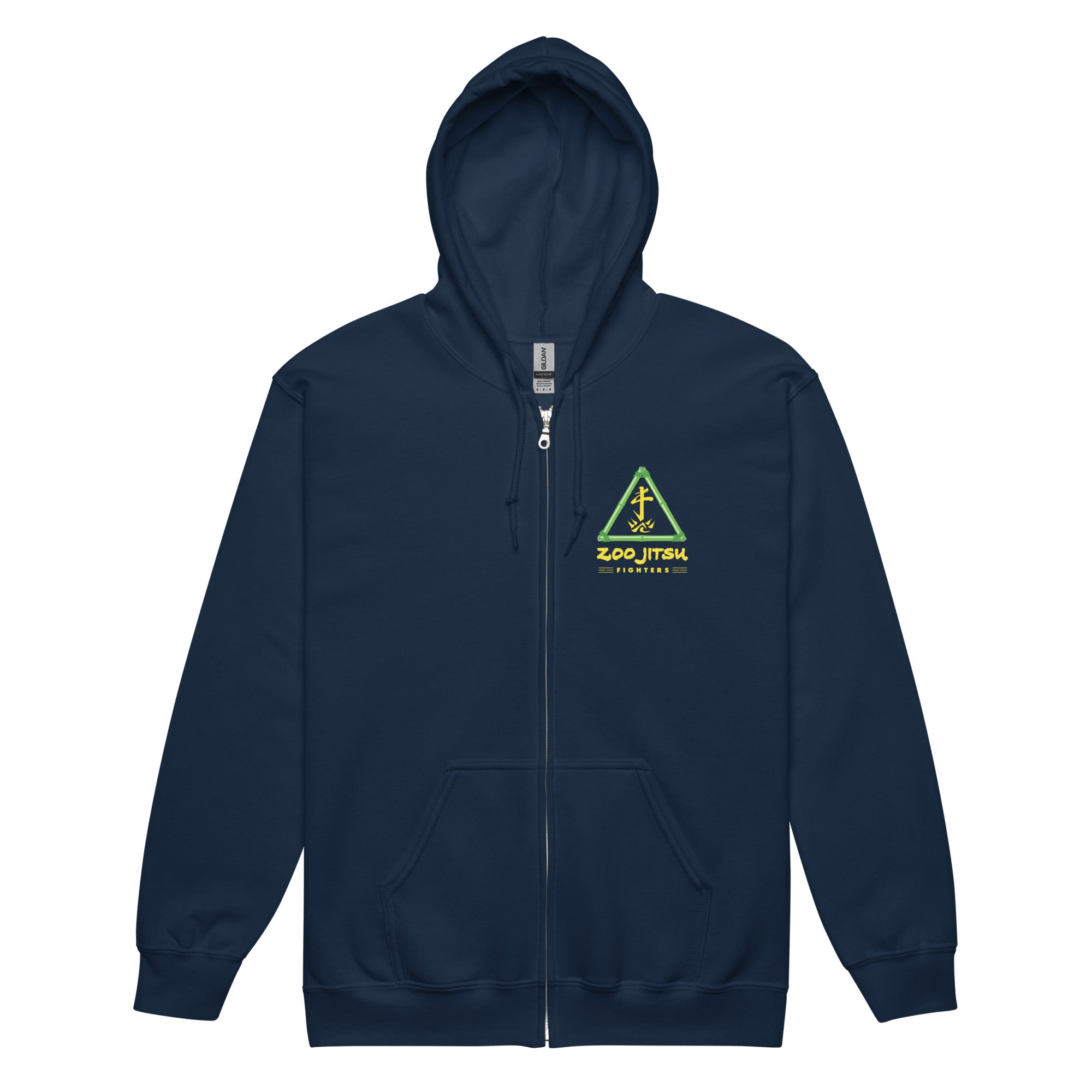 Zoo Jitsu Fighters Unisex Heavy Blend Zip Hoodie - Comfortable Pullover Sweatshirt for Men & Women | Perfect for Martial Arts Training, Gym Workouts & Casual Streetwear