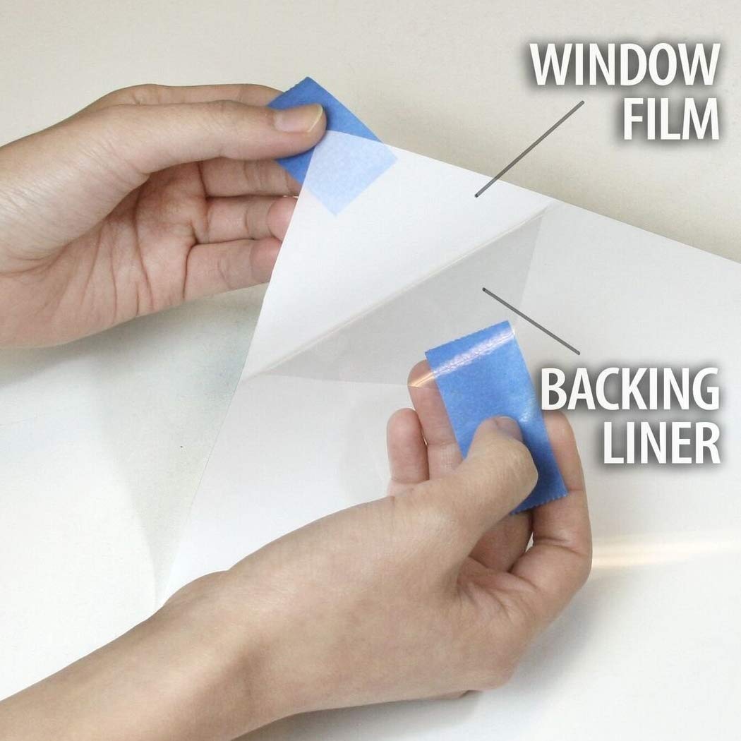 SW MEGICOLIM Privacy Matte White Window Film - Frosted Adhesive Window Tint for Home, Office & Bathroom (35.4