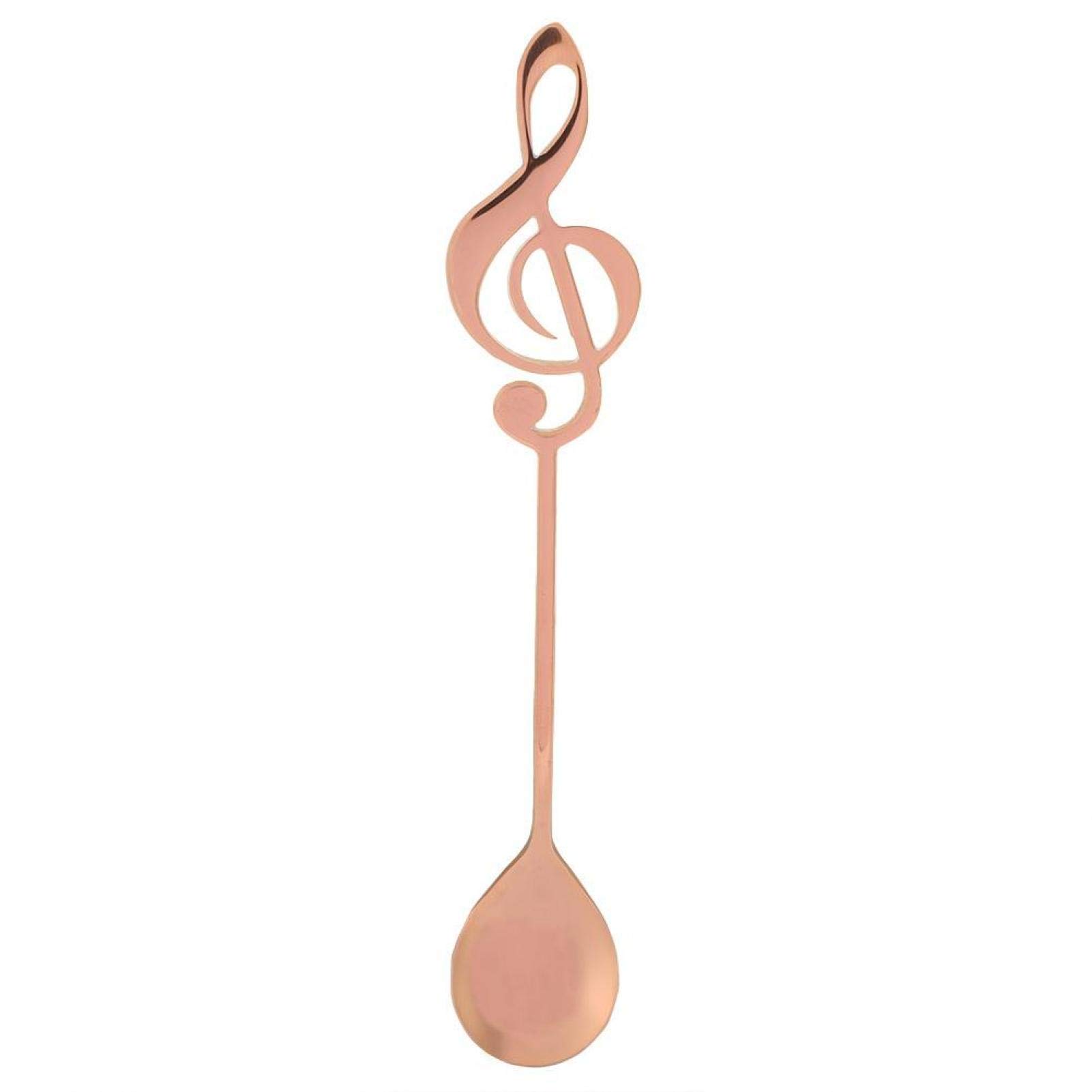 Stainless Steel Rose Gold Dessert Spoon - Elegant Egg-Shaped Colorful Spoon for Drinks, Ice Cream, Cake & Desserts - Perfect for Parties, Tea Time & Home Decor