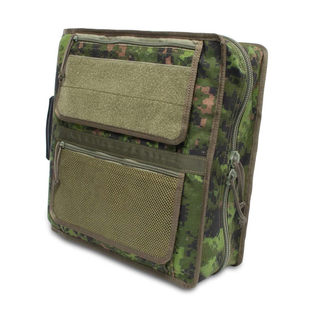 Tactical 3-Ring Binder Cover with Zippered Padfolio Organizer | Durable Military-Grade Notebook Cover for 1.5