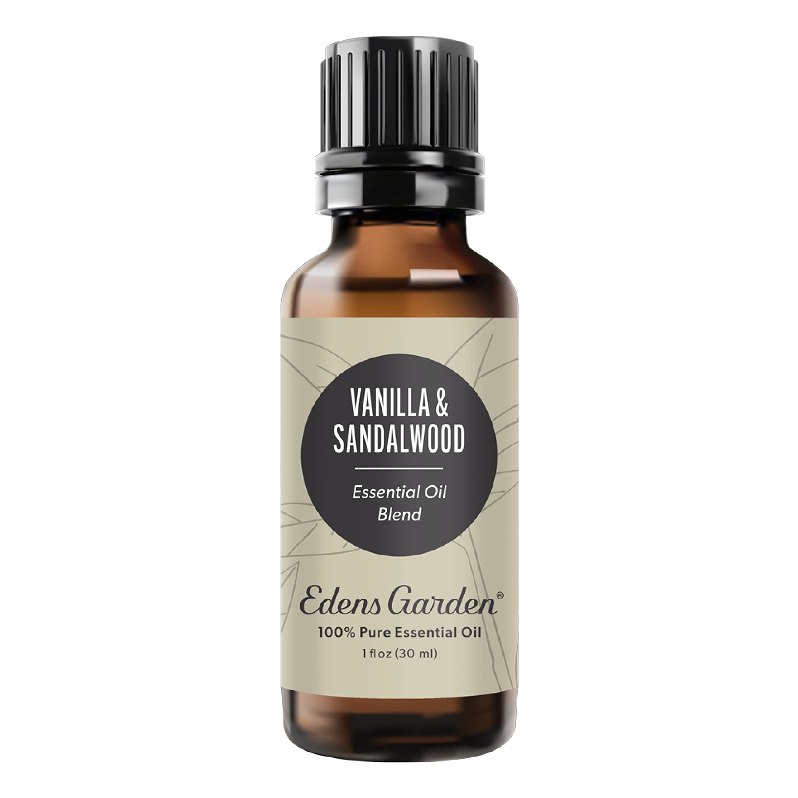 Edens Garden Vanilla Sandalwood Essential Oil Blend - 100% Pure Therapeutic Grade, Undiluted Natural Aromatherapy Oil for Skin Care, Candles & Laundry | 30ml (1 fl oz) | Perfect for Relaxation, Massage & Home Fragrance