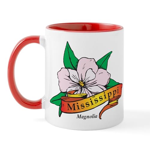 White/Red Inside - Mississippi Mug