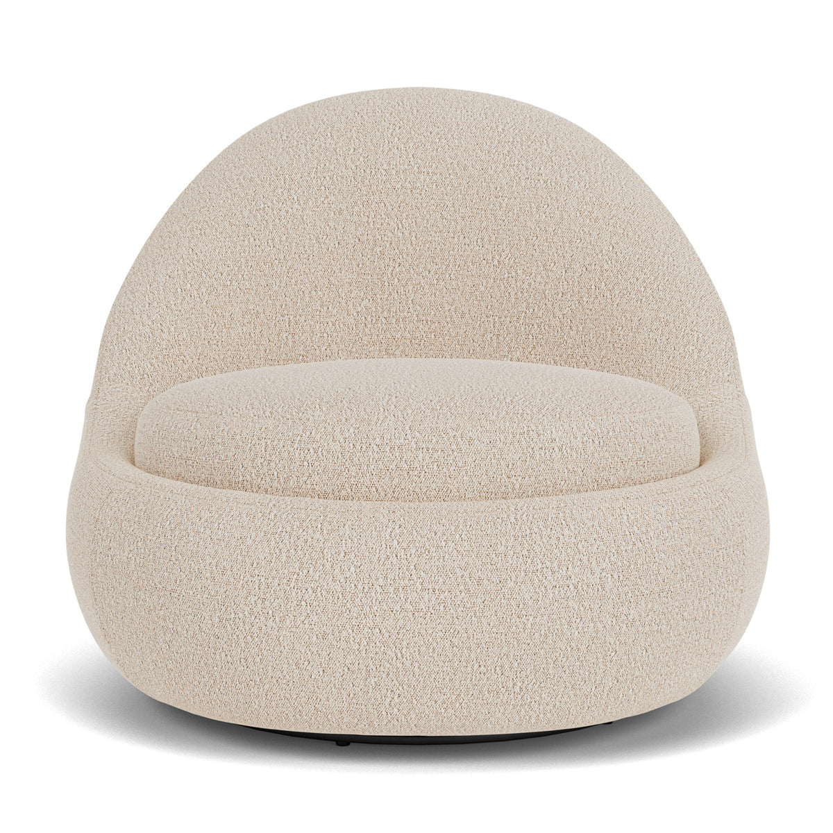 Babette Boucle Swivel Armchair - Modern Velvet Upholstered Accent Chair with 360° Rotation for Living Room, Bedroom, or Office