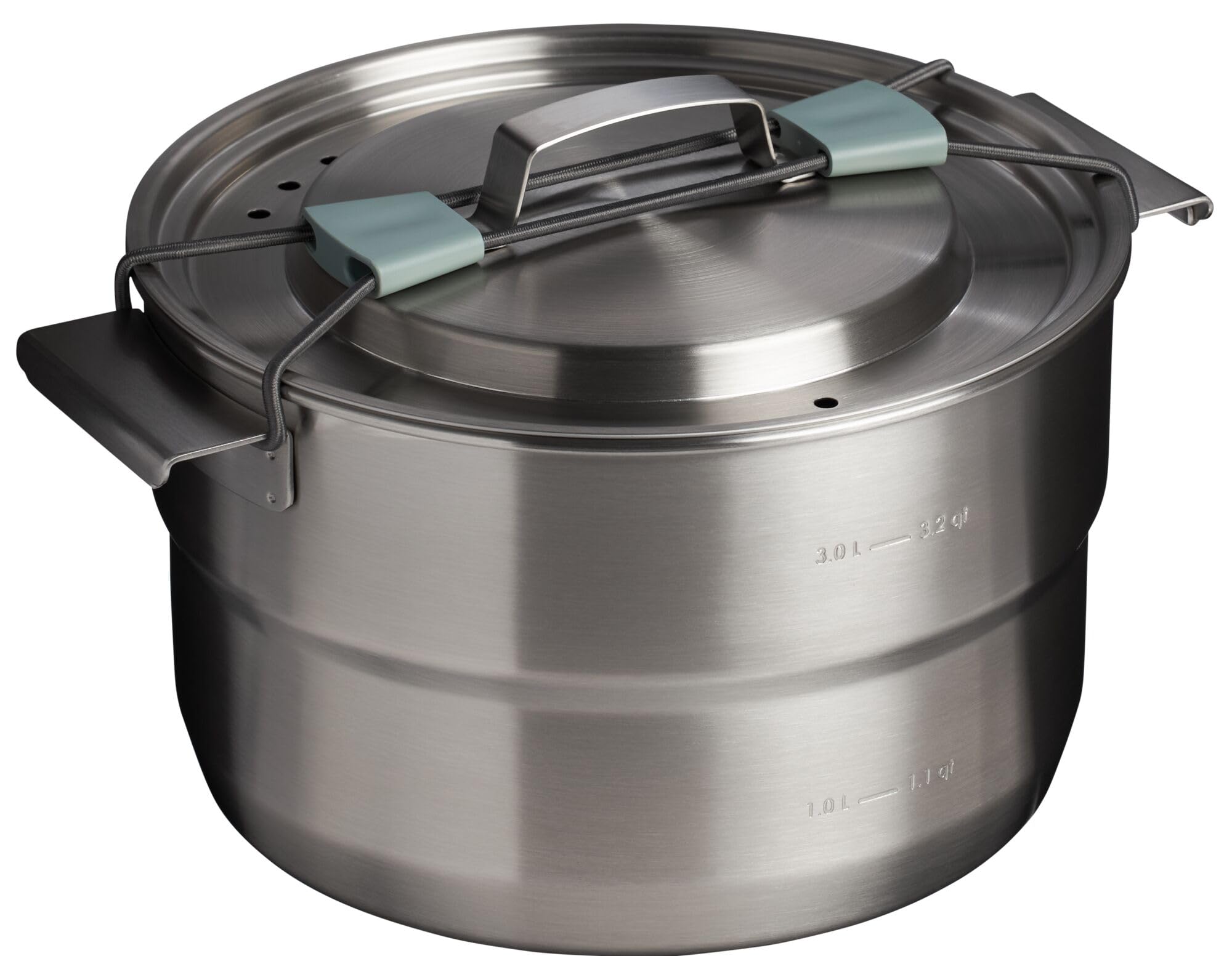 Stanley Wildfare Core 26-Piece Complete Camping Cookware Set | 4 qt Pot with Lid, 8in Frying Pan | 4 Table Settings with Plates, Bowls & Utensils | BPA-Free Camp Kitchen Essentials for Outdoor Cooking, Backpacking & Family Camping Trips