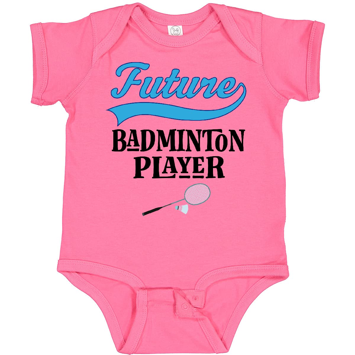 Inktastic Future Badminton Player Sports Baby Bodysuit - Cute Athletic Outfit for Toddlers & Infants - Perfect for Playtime, Sports Events & Photo Shoots
