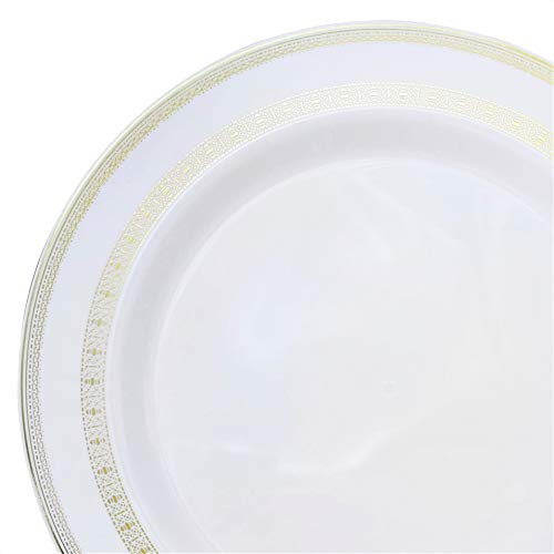 A6. Lace in White & Gold