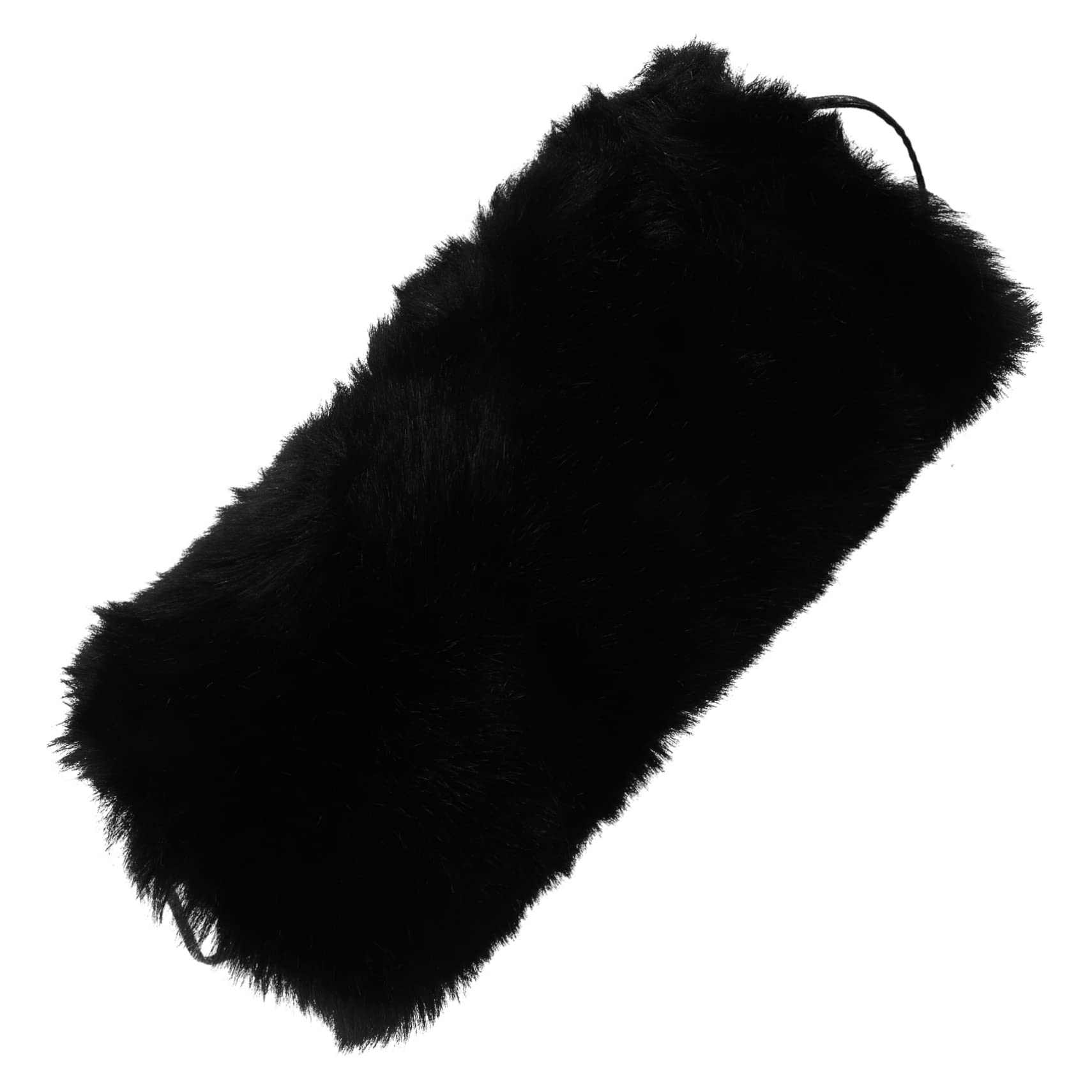 Healeep Plush Hand Warmer Pillow - Faux Fur Fleece Hand Muff with Strap Pocket, Portable Winter Hand Warmers for Women & Teens - Cute Rabbit Fur Plush Bag for Outdoor Activities, Commuting, and Cold Weather Comfort