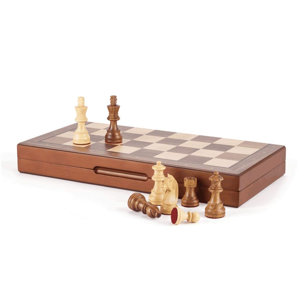 Premium Wooden Chess Set for Adults & Kids - 15.7