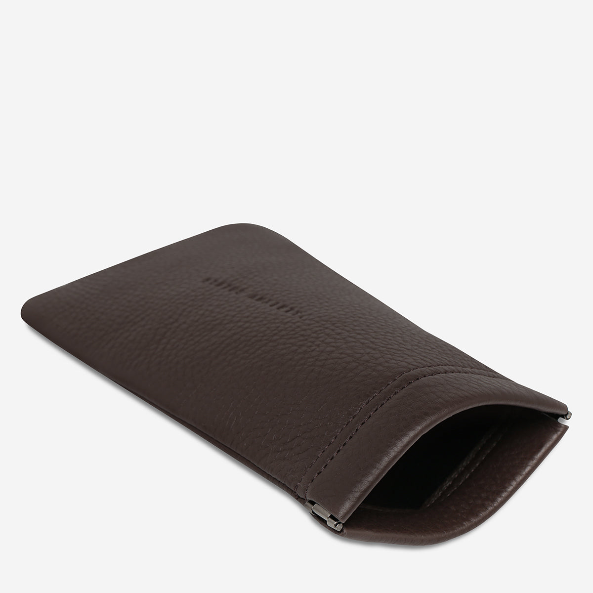 Keepsake Sunglasses Case - Premium Cocoa Brown Leather Eyewear Holder for Women & Men | Travel, Beach, Car & Everyday Use