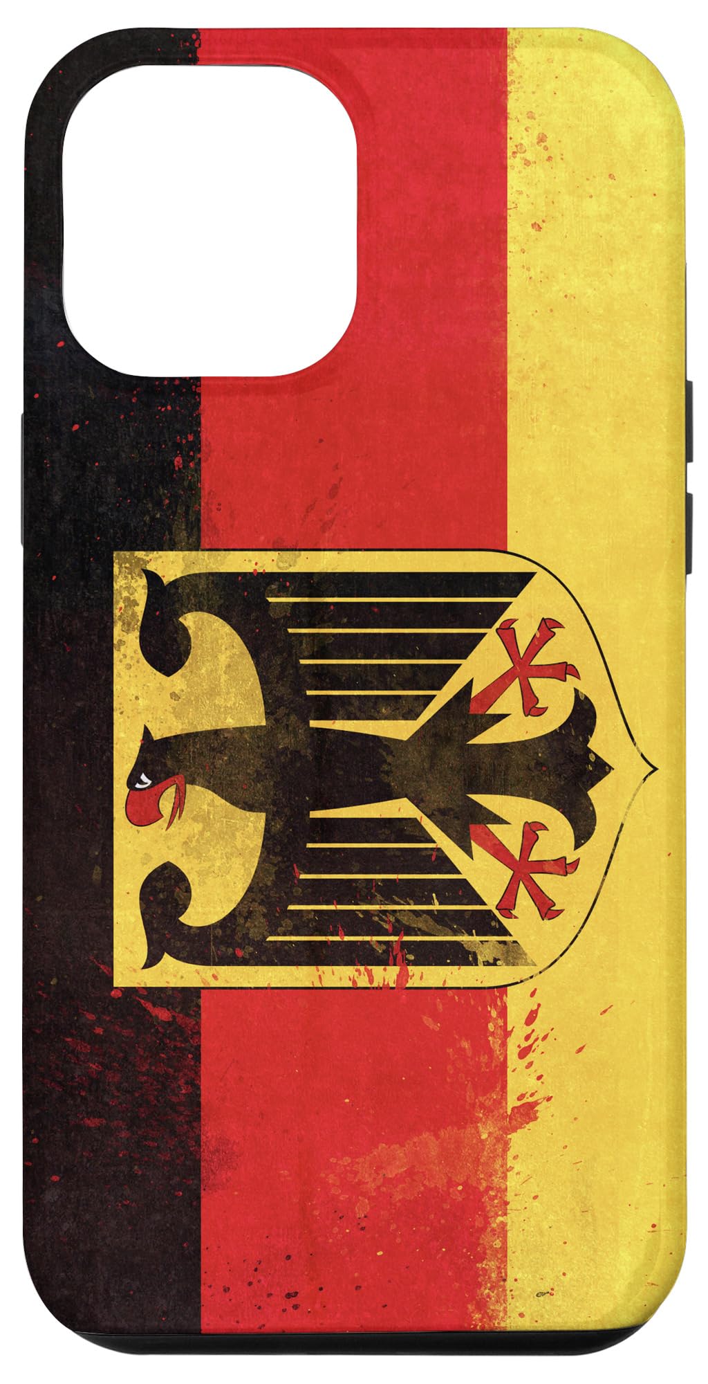 iPhone 12 Pro Max Case with Germany Flag Design - Durable German Themed Phone Cover for iPhone 12 Pro Max - Perfect for Travel, Oktoberfest, and Showing National Pride