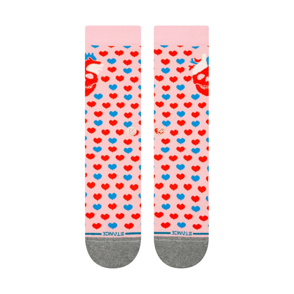 Stance Athletic Crew Socks for Men & Women - Comfortable Performance Running Socks with Hearted Design - Perfect for Gym, Running, and Everyday Wear