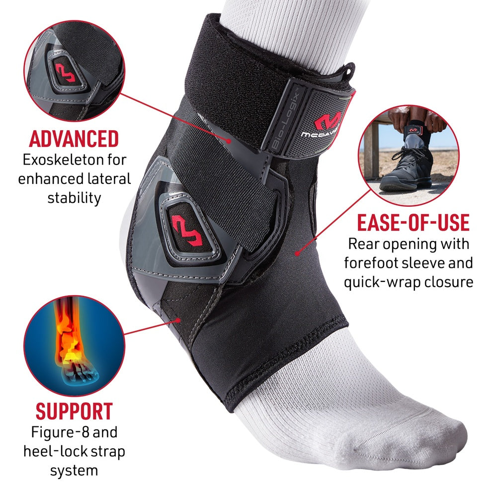 ELITE Bio Logix™ Ankle Brace for Sprains & Support - Lightweight Breathable Stabilizer for Running, Basketball & Active Lifestyles