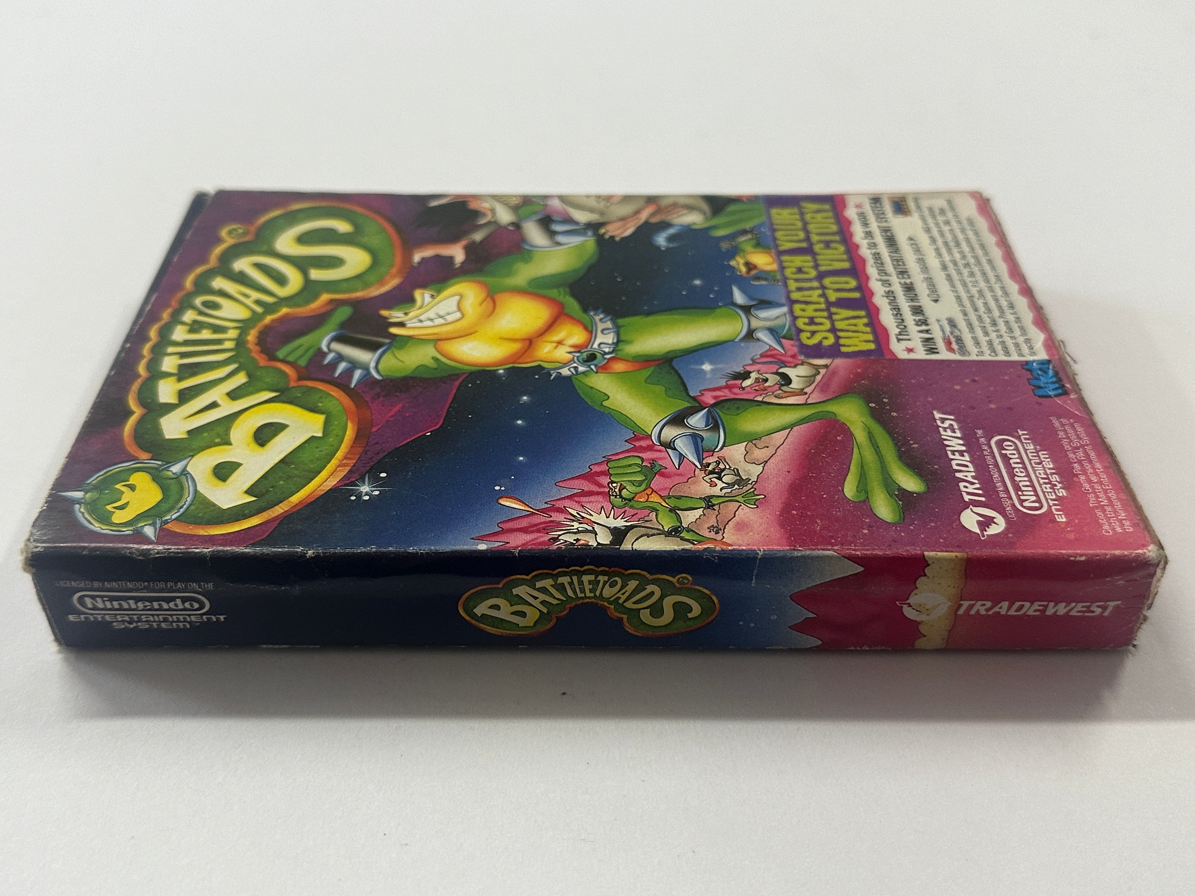 Battletoads Complete In Box - Classic Retro Video Game for Nintendo NES - Perfect for Collectors & Nostalgic Gaming Enthusiasts
