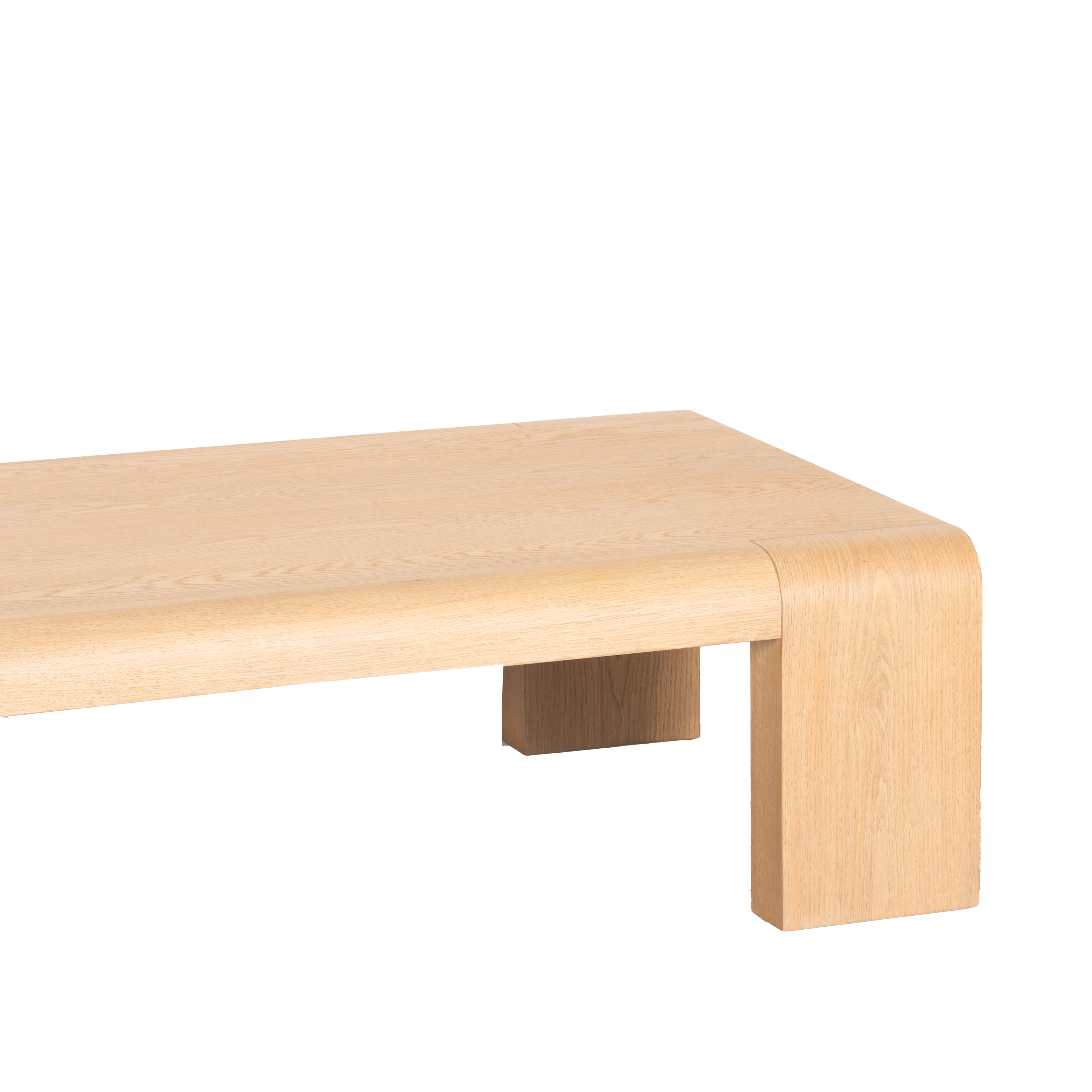 Modern Arco Coffee Table - Mid-Century Design, Wood & Metal Living Room Furniture for Small Spaces - Perfect for Home, Office, or Lounge Decor
