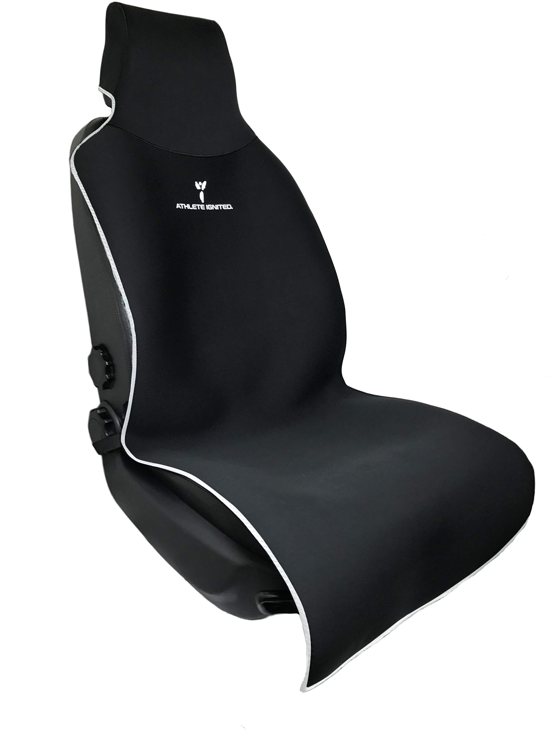 Neoprene Waterproof & Sweatproof Seat Cover + Seat Belt Cover - Universal Fit 22