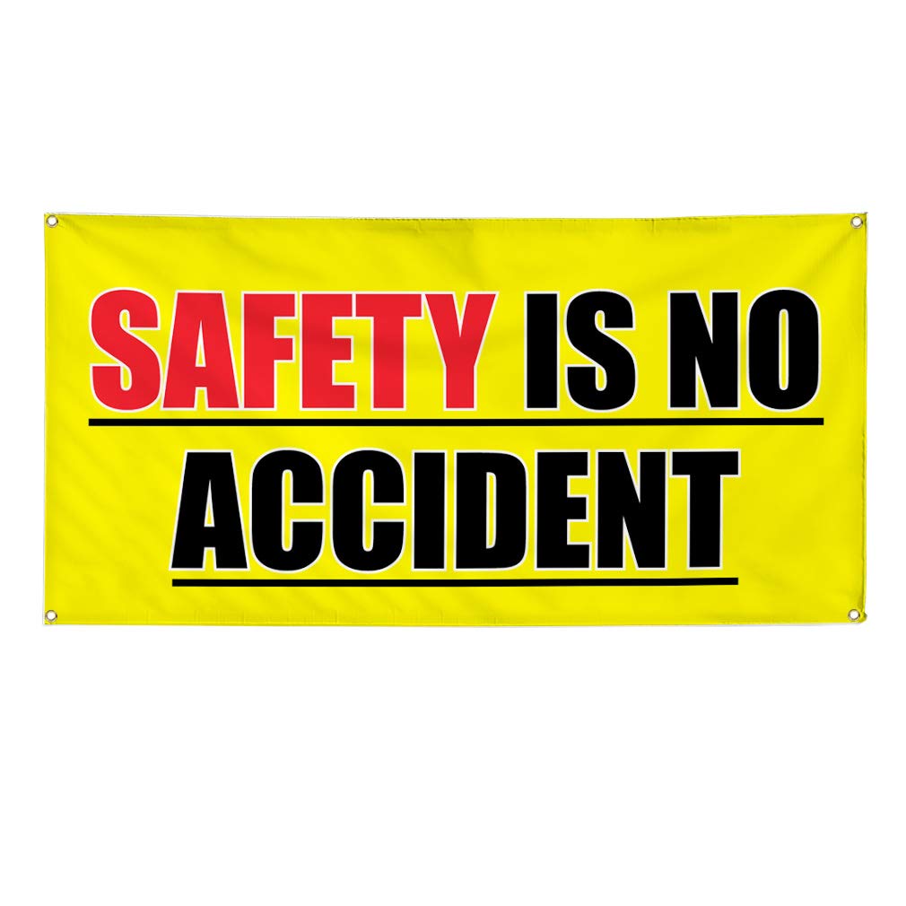 Vinyl Banner - 48x96 Inches, 8 Grommets - Weatherproof, Durable Outdoor Advertising Sign for Safety, Industrial & Yard Use - Multiple Sizes Available - Perfect for Business Promotion, Events & Construction Sites