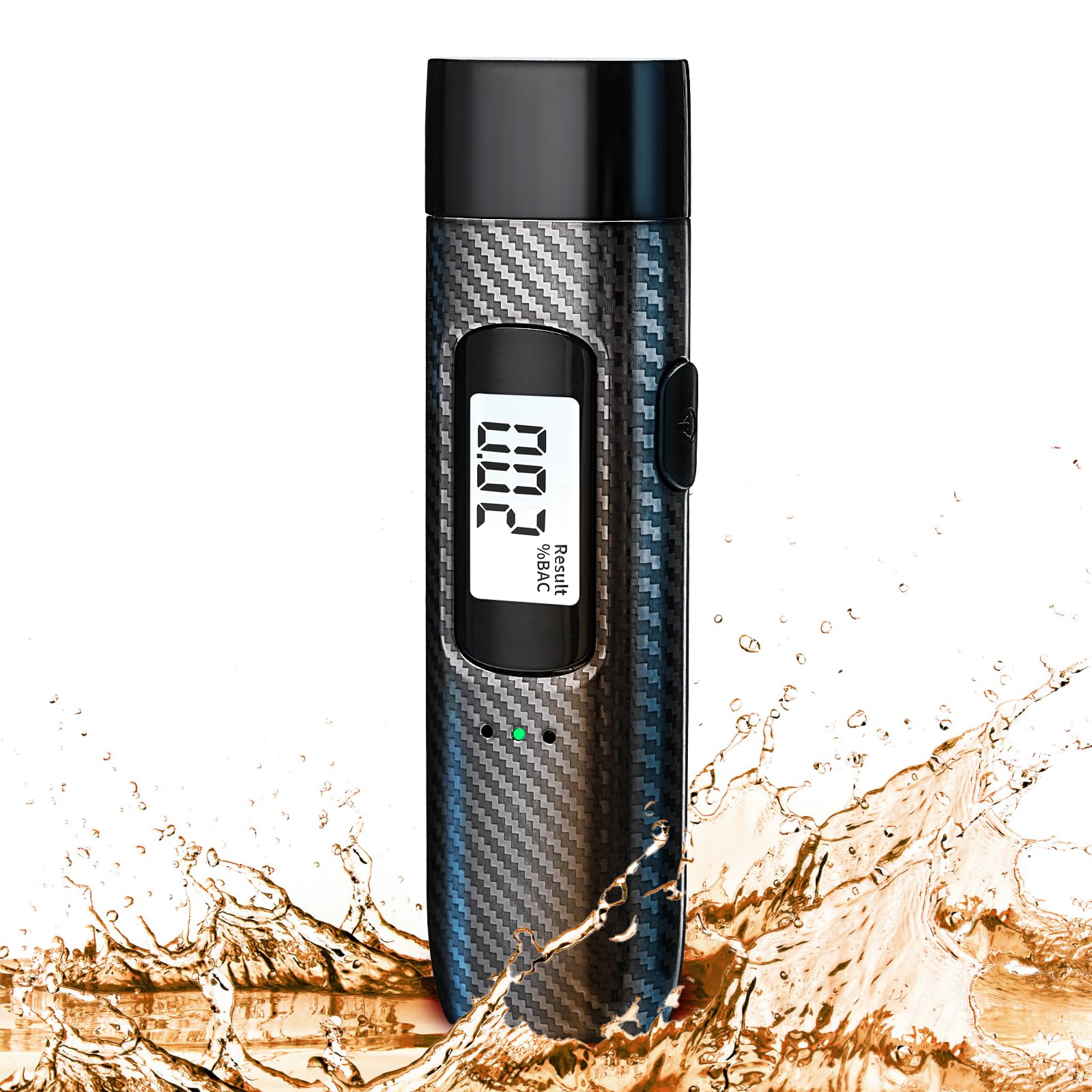 ZOOS Portable Breathalyzer for Alcohol Testing - Digital LCD Display & Voice Alert, Rechargeable Personal Breath Alcohol Tester - Perfect for Home Parties, Bars, and Personal Safety Use