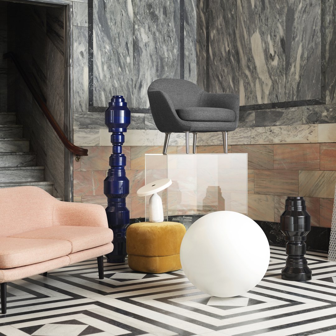Velour Circus Pouf - Stylish and Comfortable Floor Seating for Kids' Rooms, Playrooms, and Living Rooms