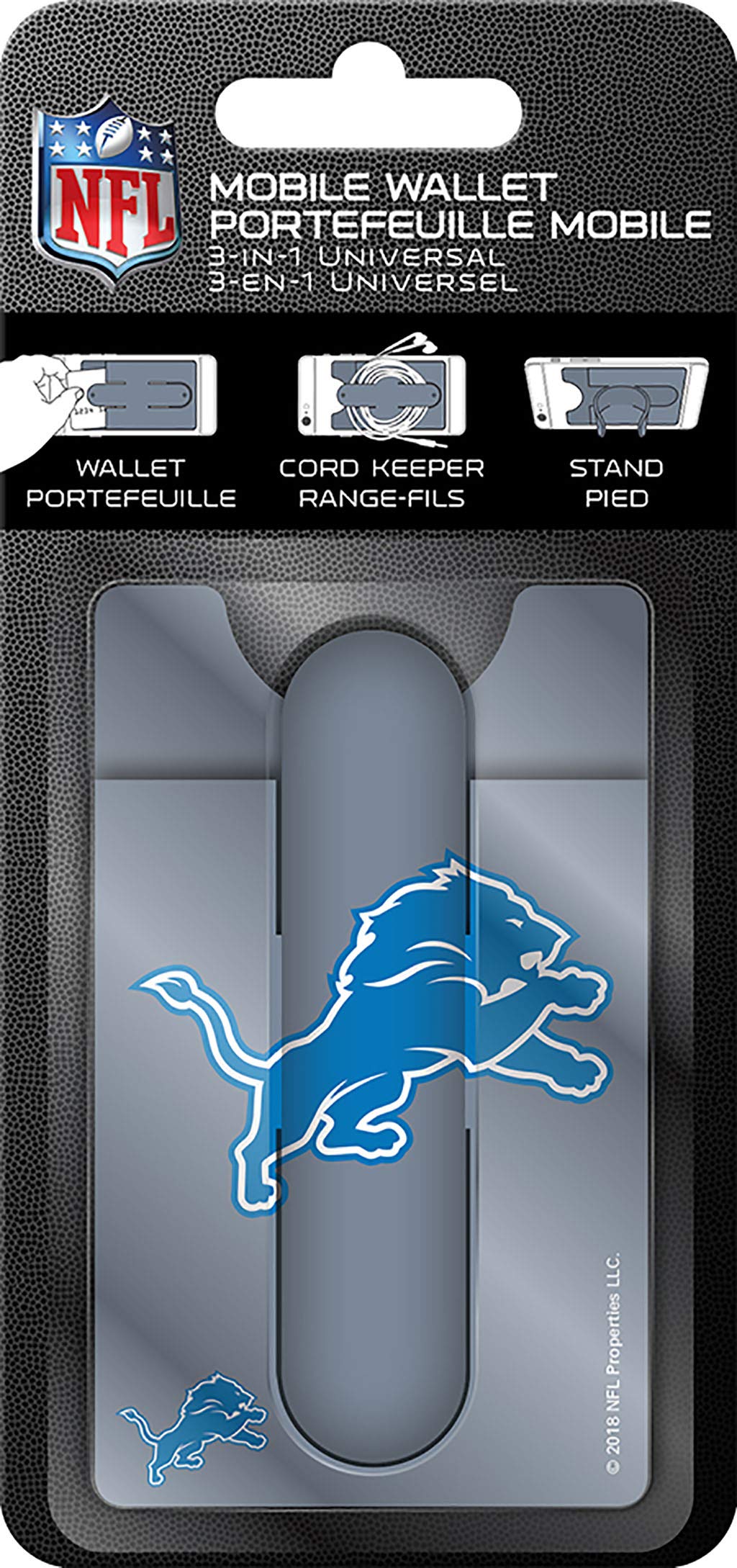Trends International NFL Detroit Lions HG Mobile Wallet - Stylish & Durable for Everyday Use, Gifts, and Football Fans