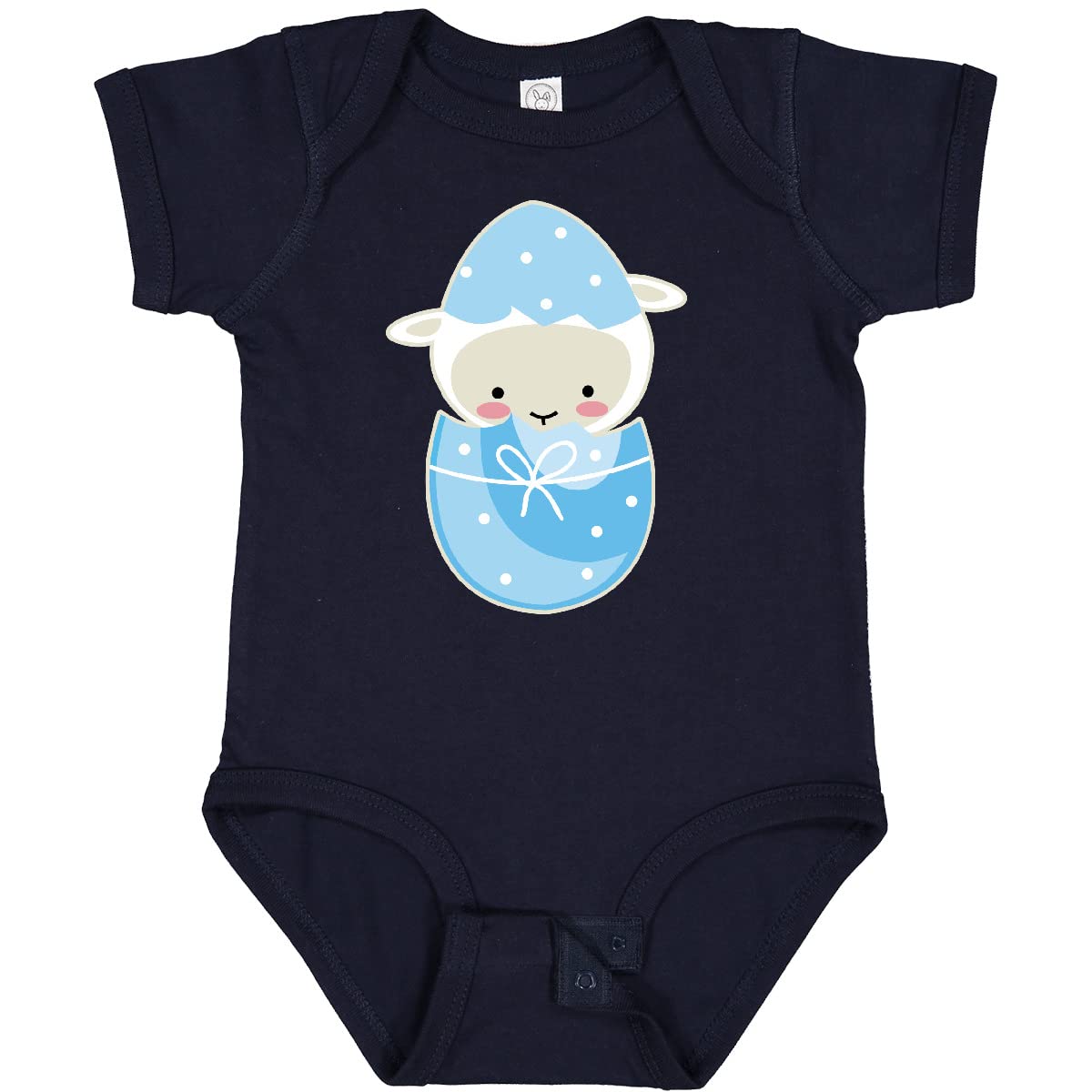 Inktastic Easter Outfits Baby Lamb Baby Bodysuit - Cute Easter Outfit for Infants & Toddlers - Perfect for Easter Photos, Church, and Family Gatherings