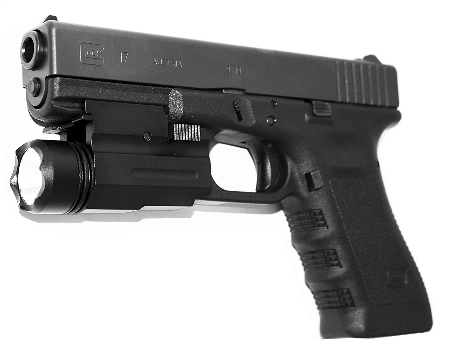 TRINITY Flashlight for Remington RP9 - Tactical Weapon Light with Picatinny/Weaver Rail Mount - Aluminum Black - Home Defense & Tactical Optics Accessory (Perfect for Night Hunting, Camping & Emergency Use)